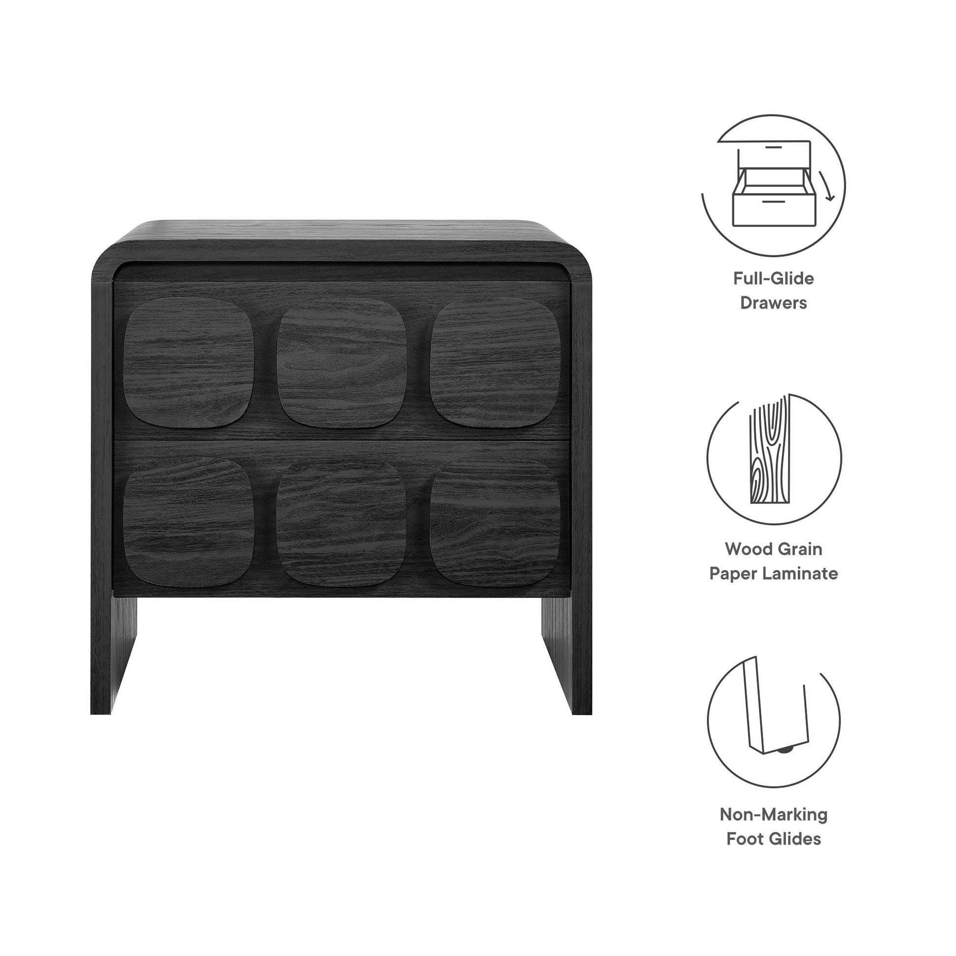 Toscana 2-Drawer Nightstand by Modway - Best Buy Furniture