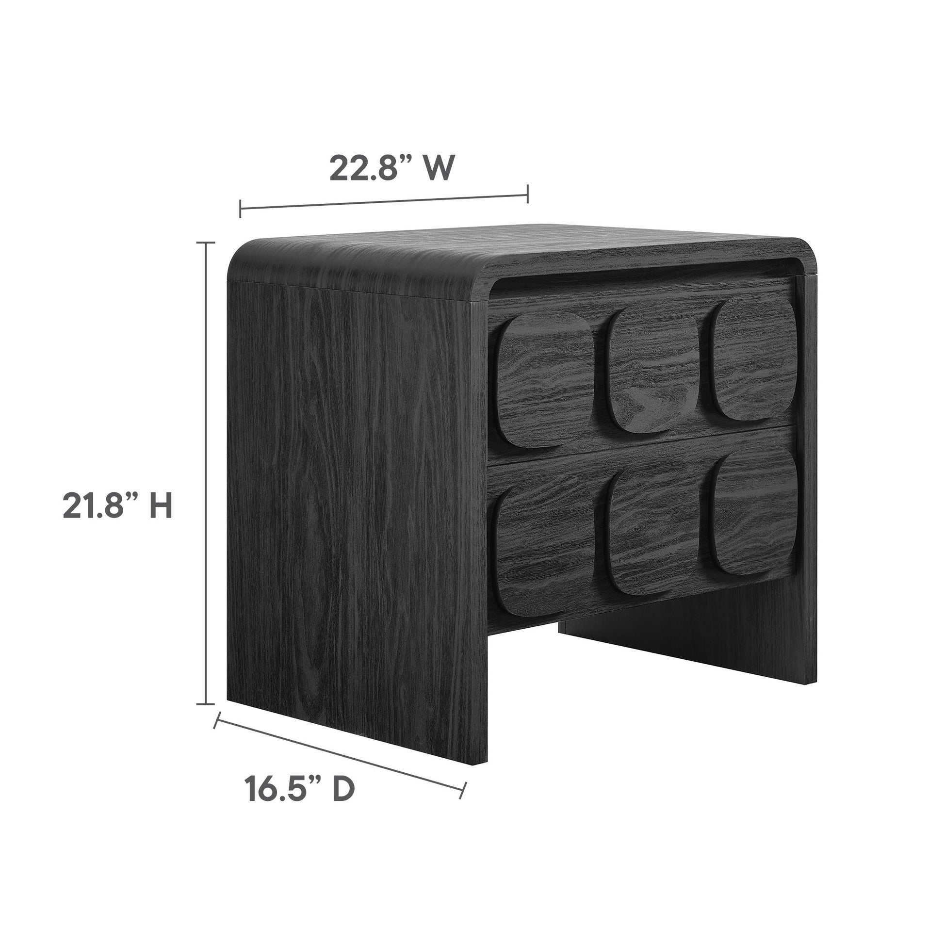 Toscana 2-Drawer Nightstand by Modway - Best Buy Furniture