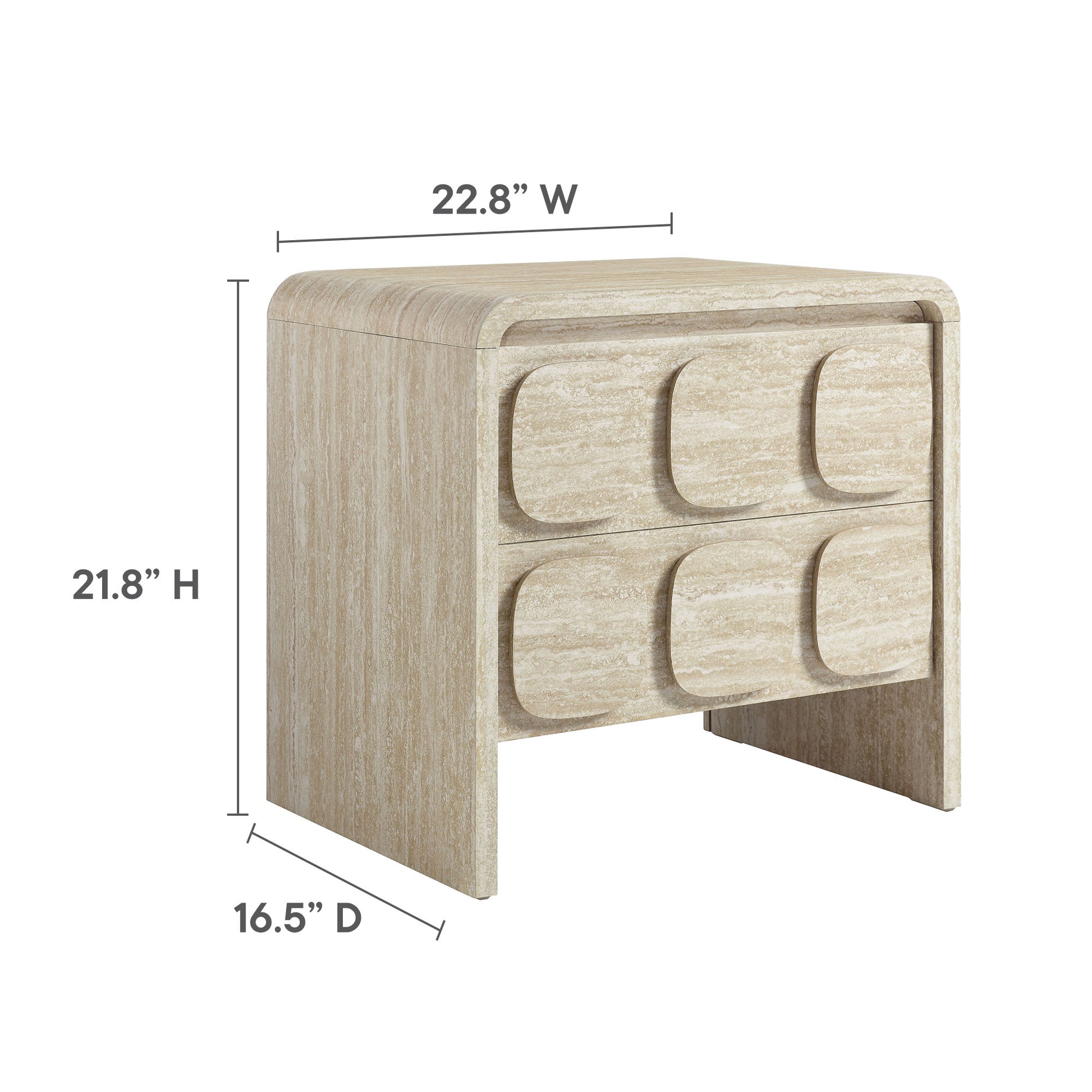 Toscana 2-Drawer Nightstand by Modway - Best Buy Furniture