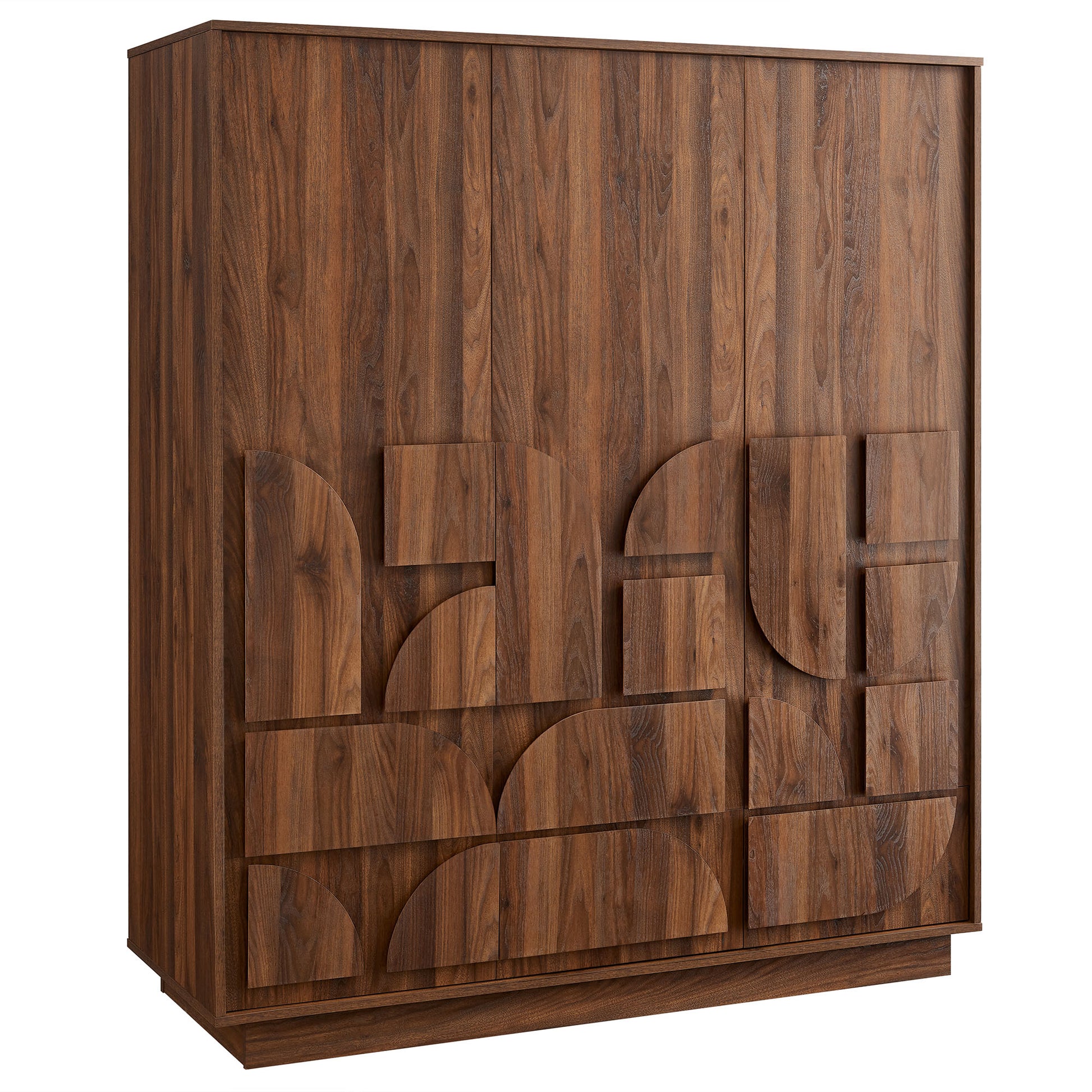 Bulwark 3-Door Wardrobe Closet - Best Buy Furniture