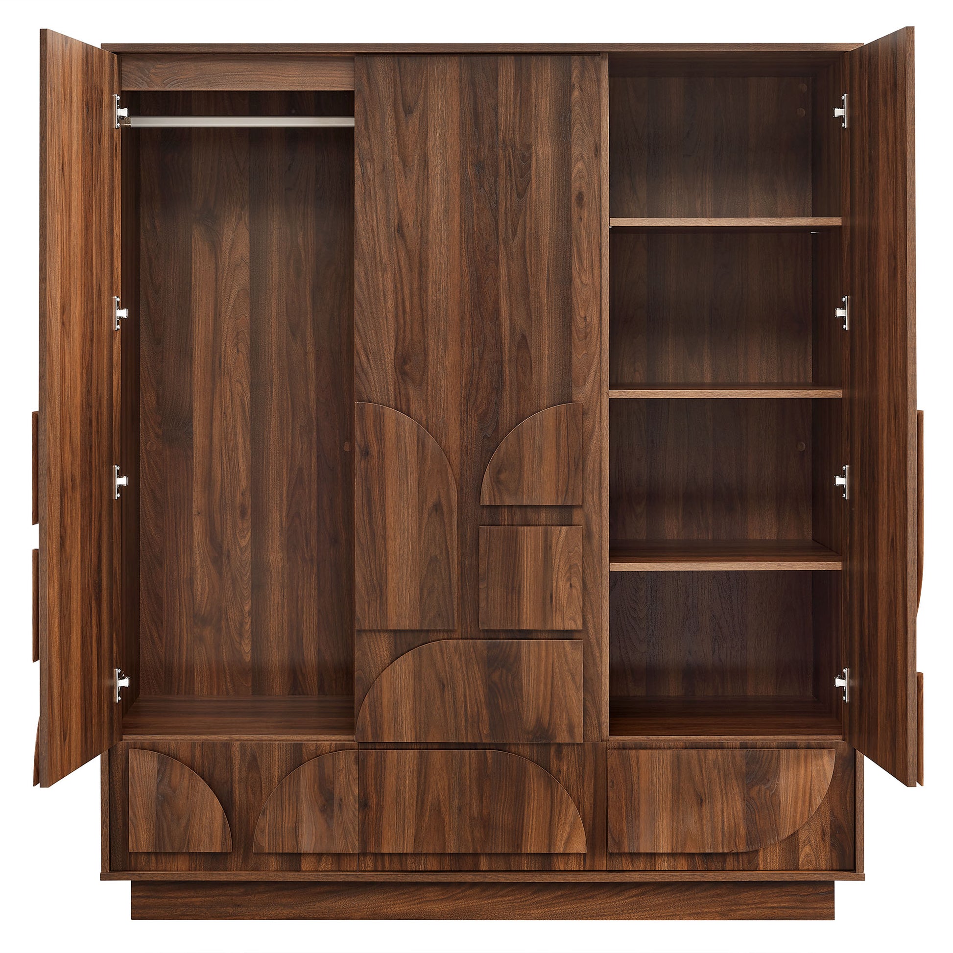 Bulwark 3-Door Wardrobe Closet by Modway - Best Buy Furniture