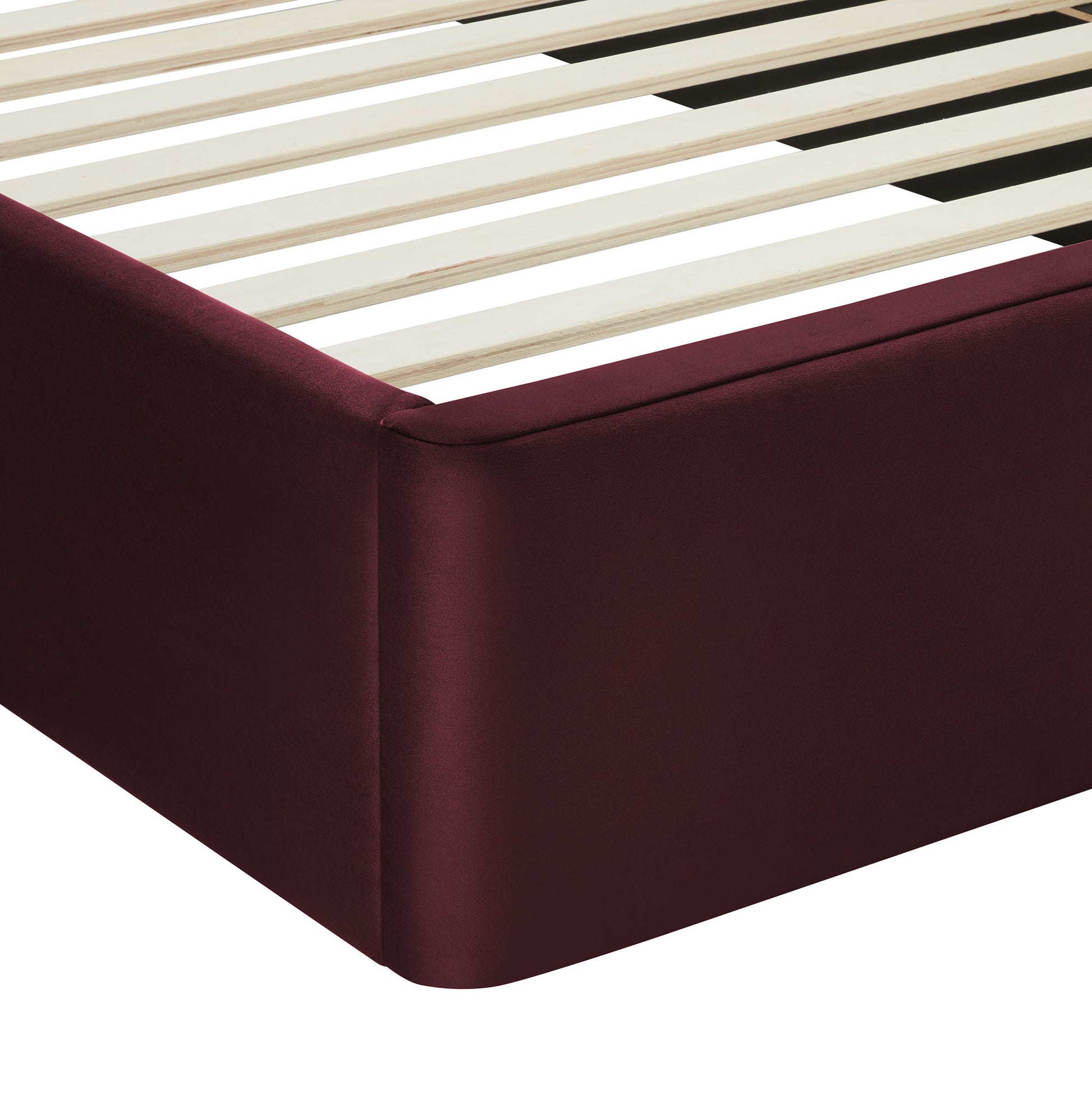 Solana Arched Performance Velvet Twin Platform Bed by Modway - Best Buy Furniture