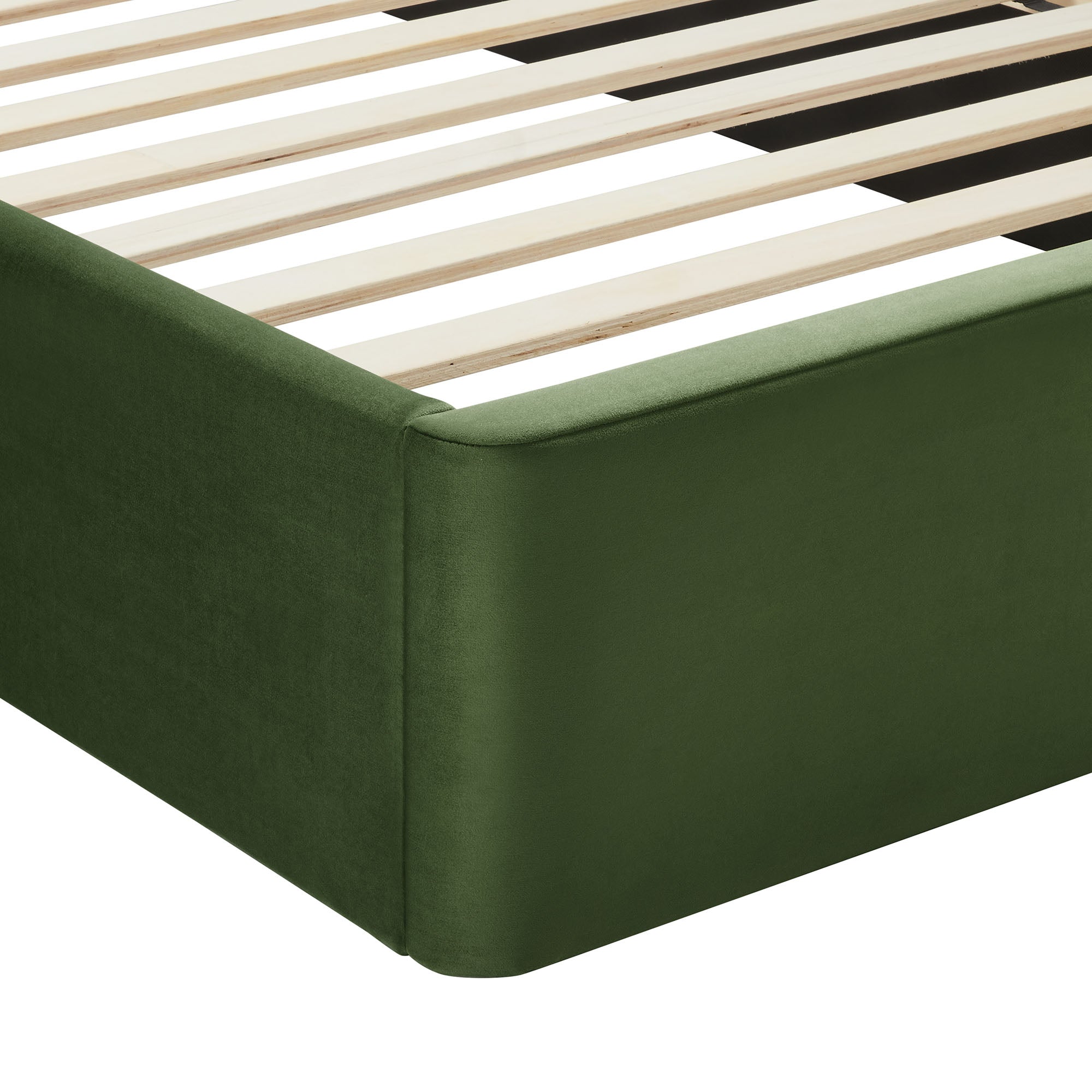 Solana Arched Performance Velvet Full Platform Bed by Modway - Best Buy Furniture