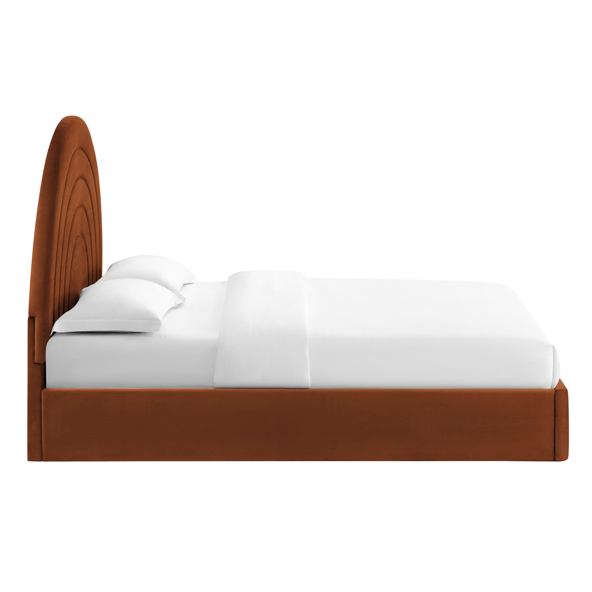 Solana Arched Performance Velvet Full Platform Bed by Modway - Best Buy Furniture