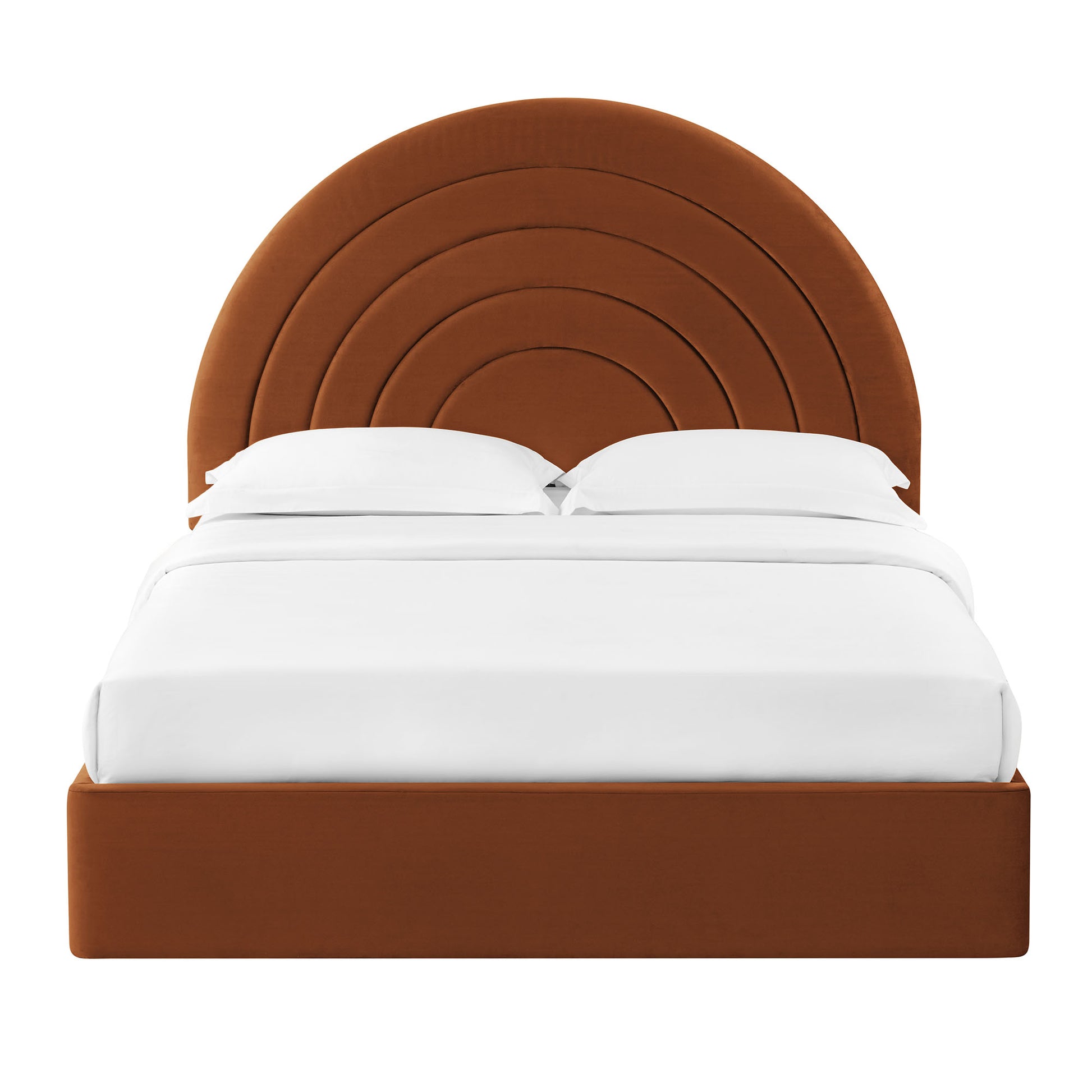Solana Arched Performance Velvet Full Platform Bed by Modway - Best Buy Furniture