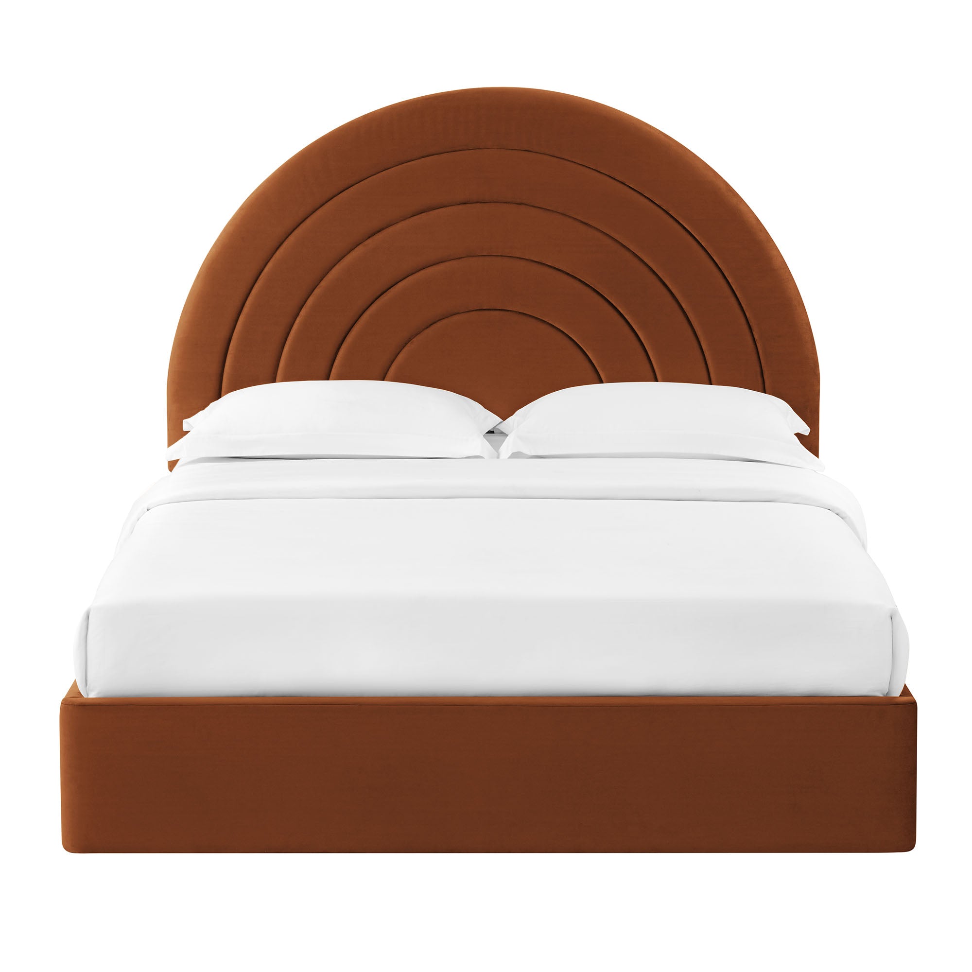 Solana Arched Performance Velvet King Platform Bed by Modway - Best Buy Furniture