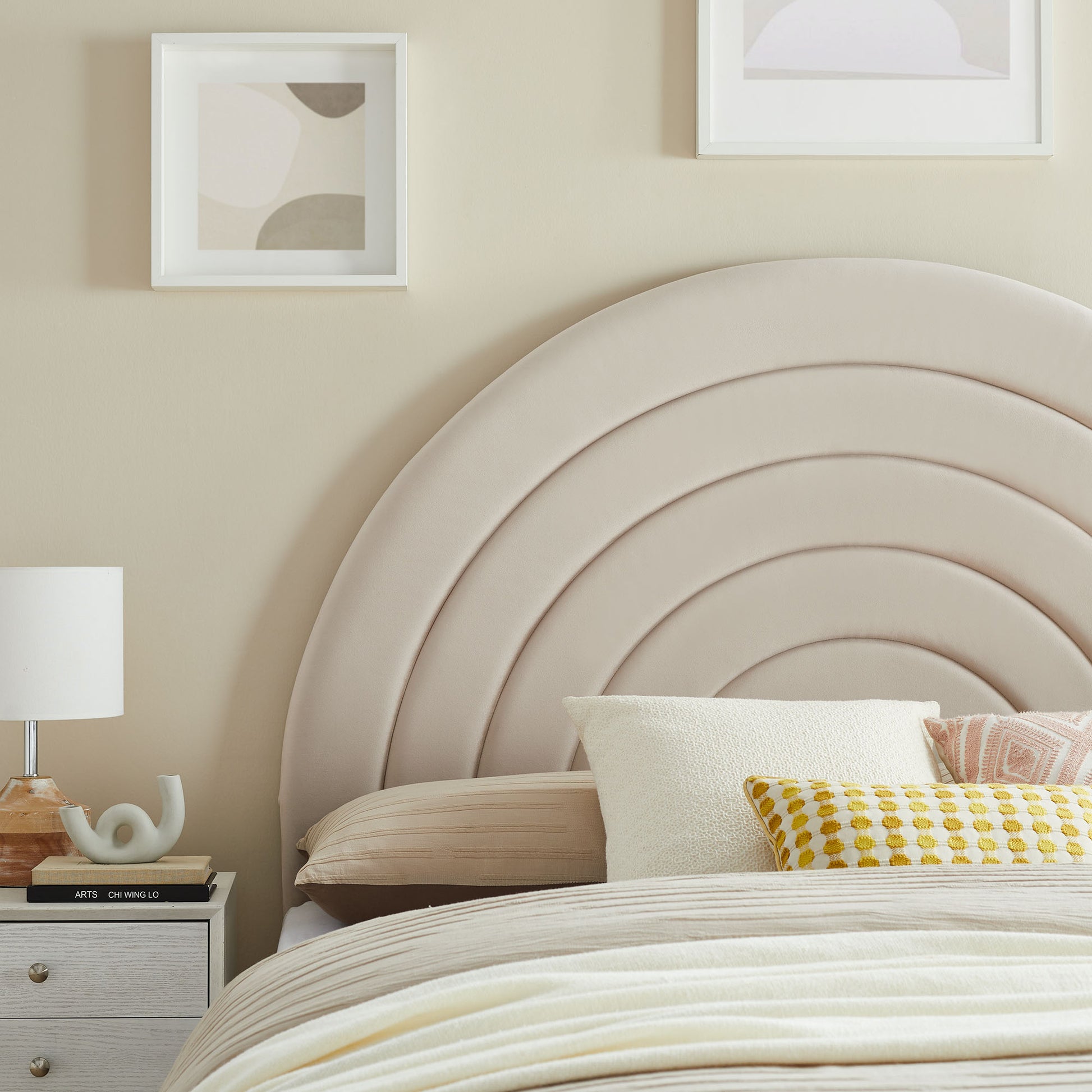 Solana Arched Performance Velvet Queen Headboard by Modway - Best Buy Furniture