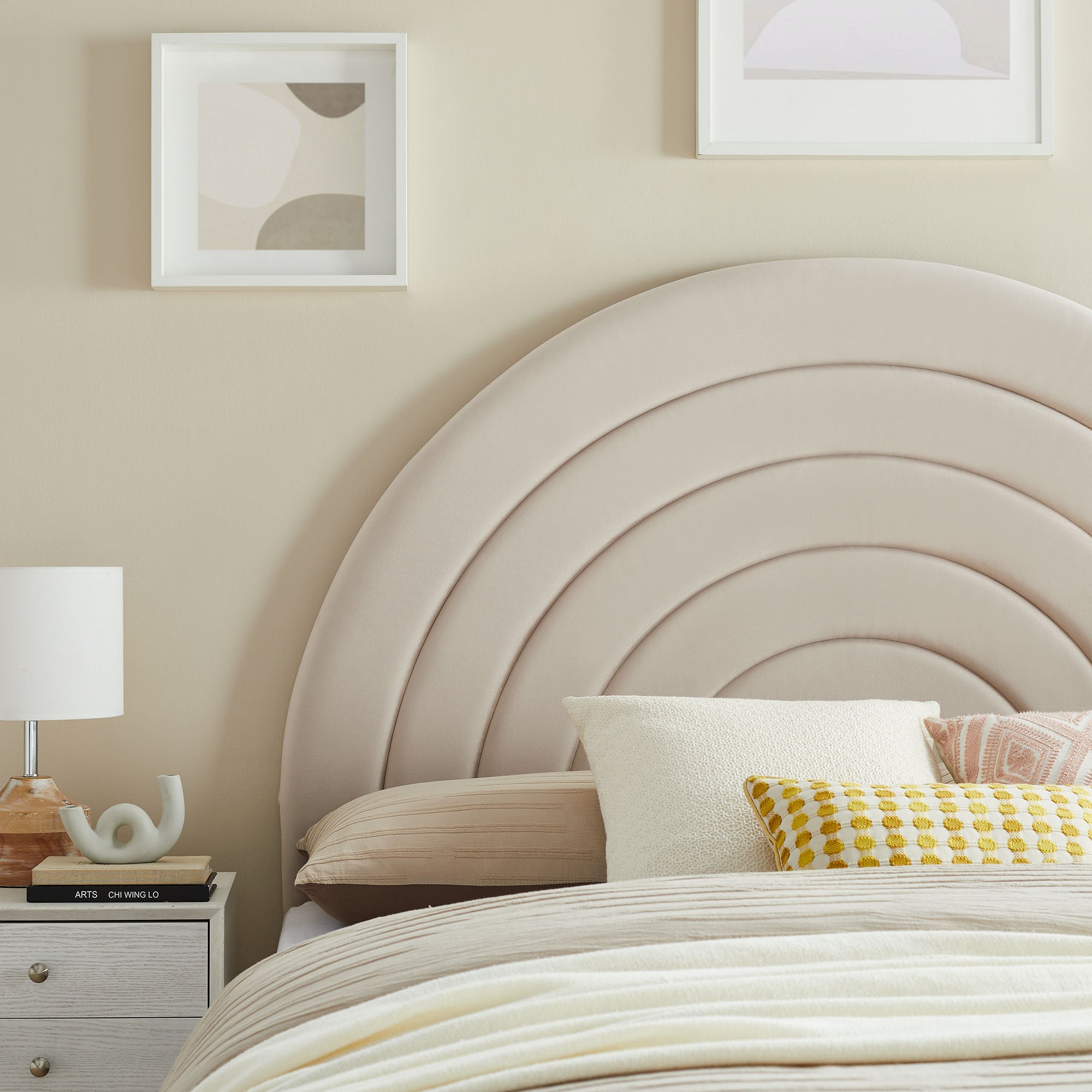Solana Arched Performance Velvet King Headboard by Modway - Best Buy Furniture