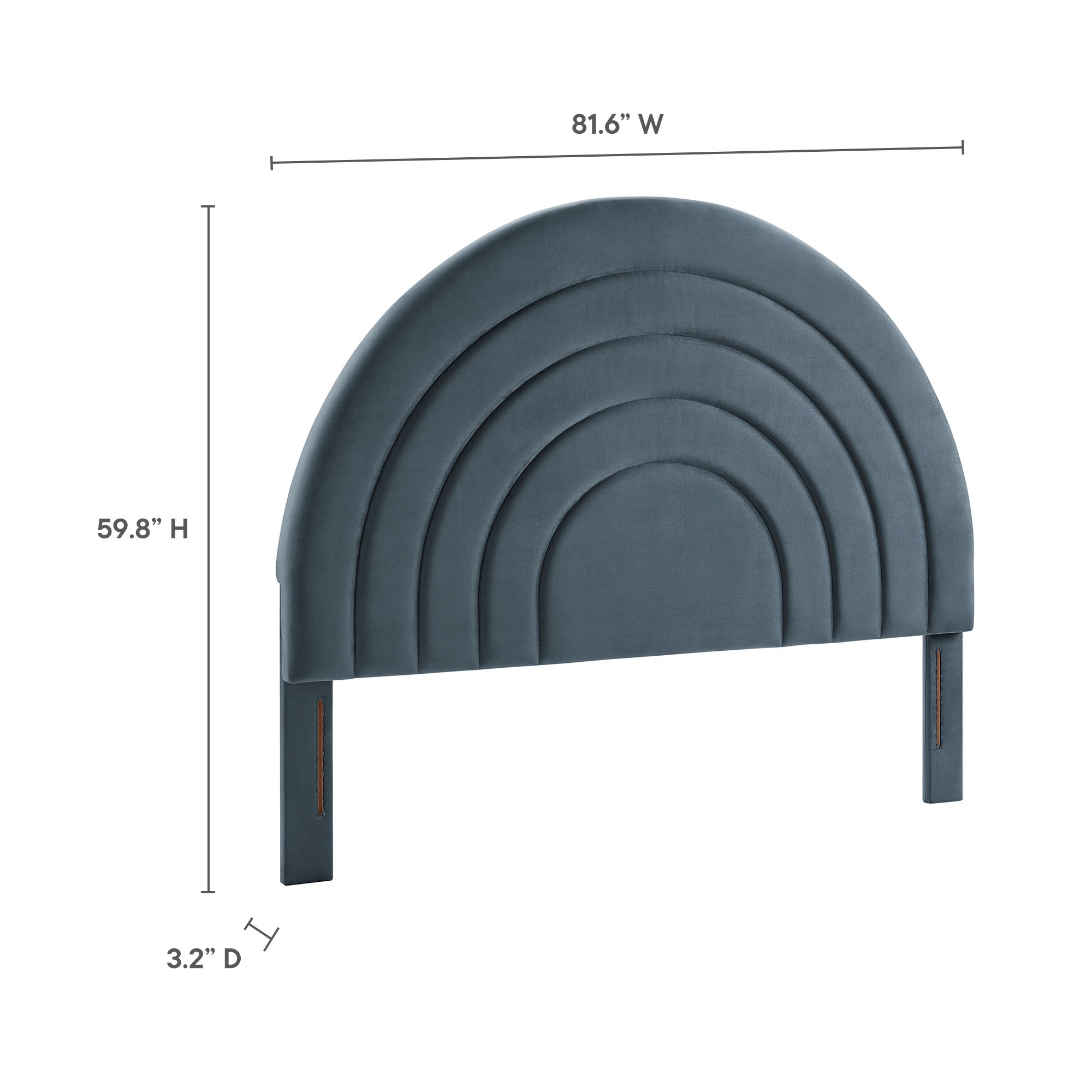 Solana Arched Performance Velvet King Headboard by Modway - Best Buy Furniture