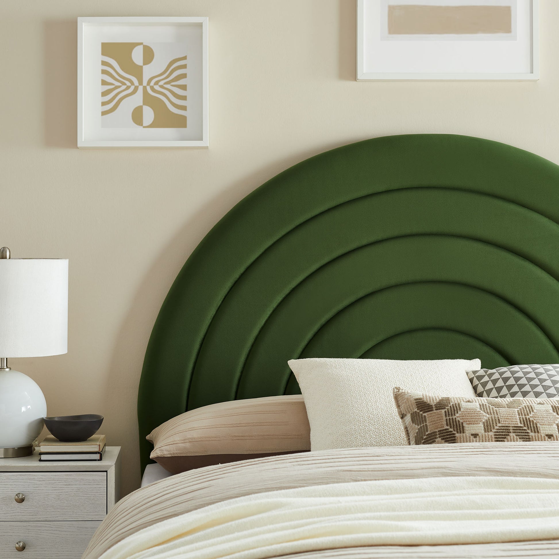 Solana Arched Performance Velvet King Headboard by Modway - Best Buy Furniture