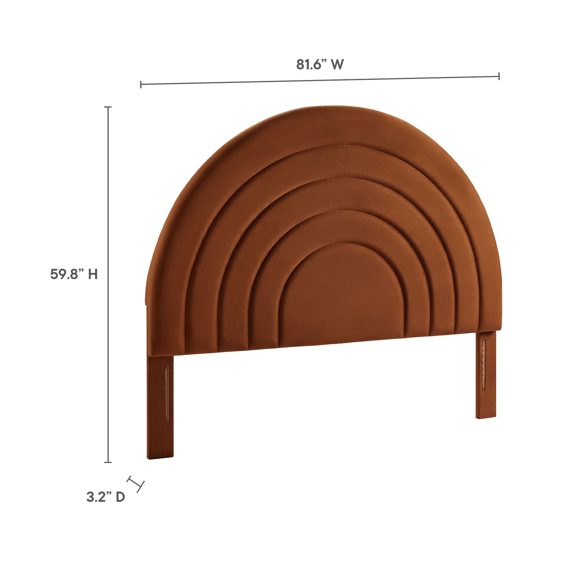 Solana Arched Performance Velvet King Headboard by Modway - Best Buy Furniture