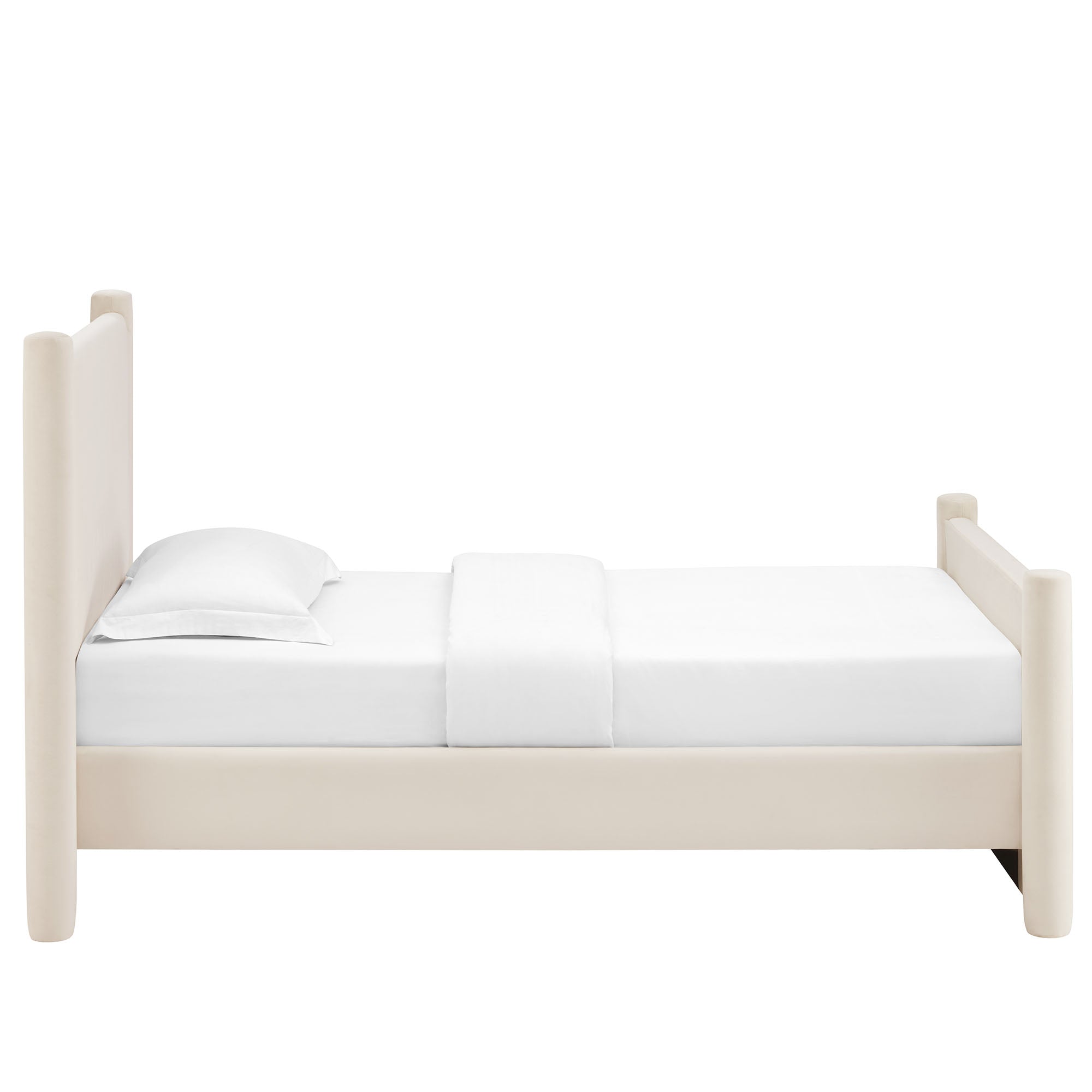 Rael Performance Velvet Twin Platform Bed by Modway - Best Buy Furniture