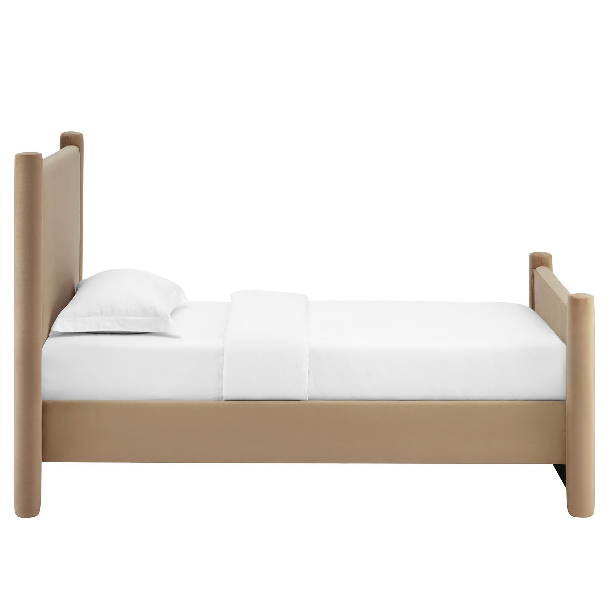 Rael Performance Velvet Twin Platform Bed by Modway - Best Buy Furniture