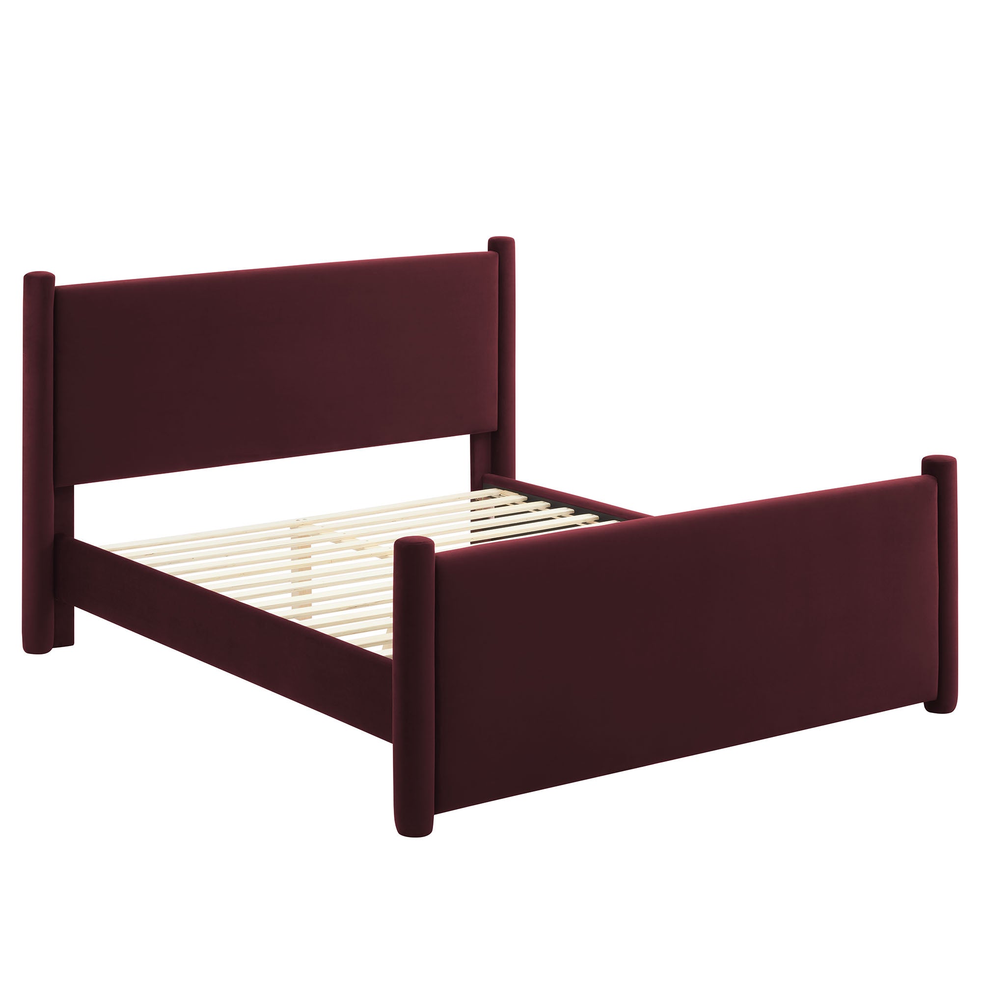 Rael Performance Velvet Full Platform Bed by Modway - Best Buy Furniture