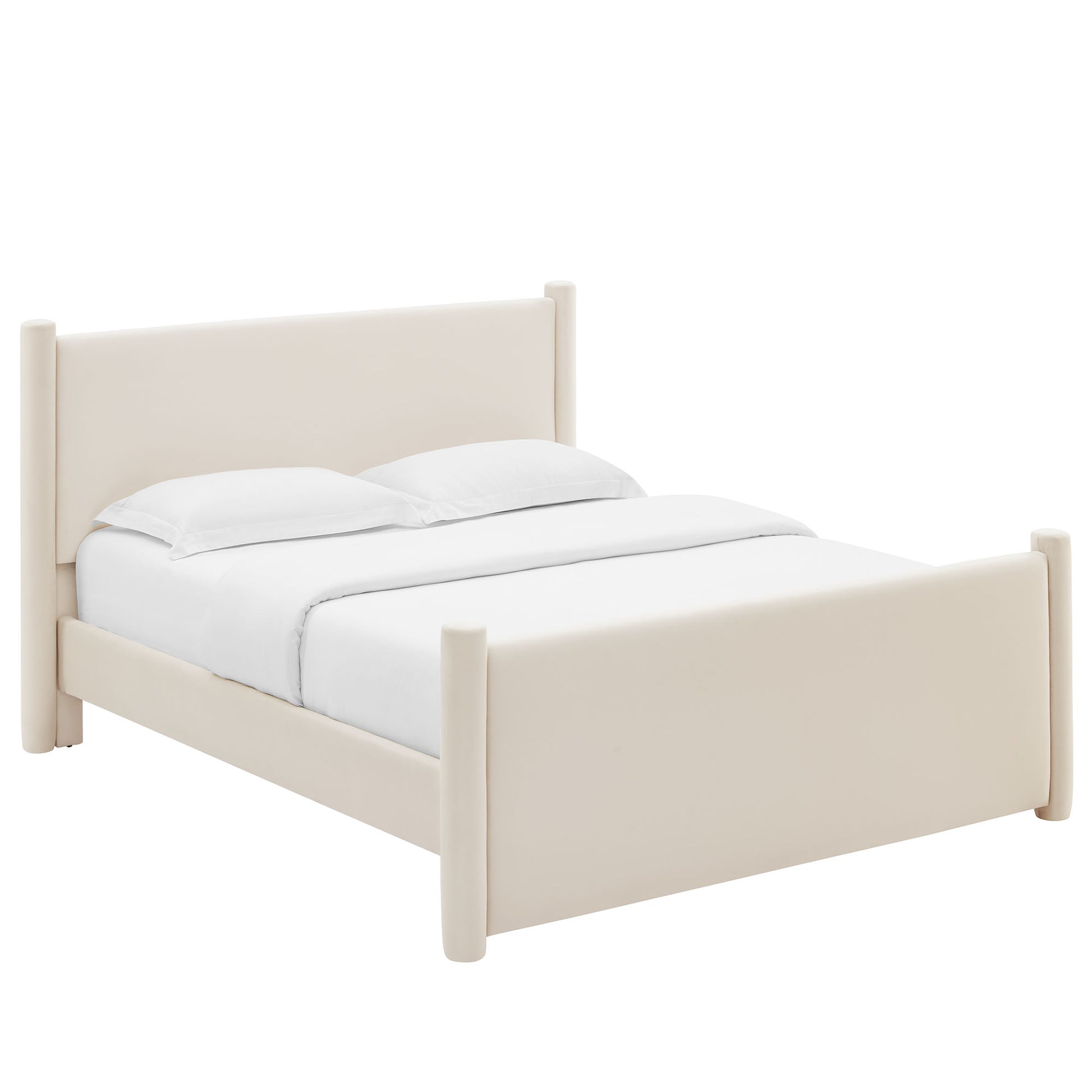 Rael Performance Velvet Queen Platform Bed by Modway - Best Buy Furniture