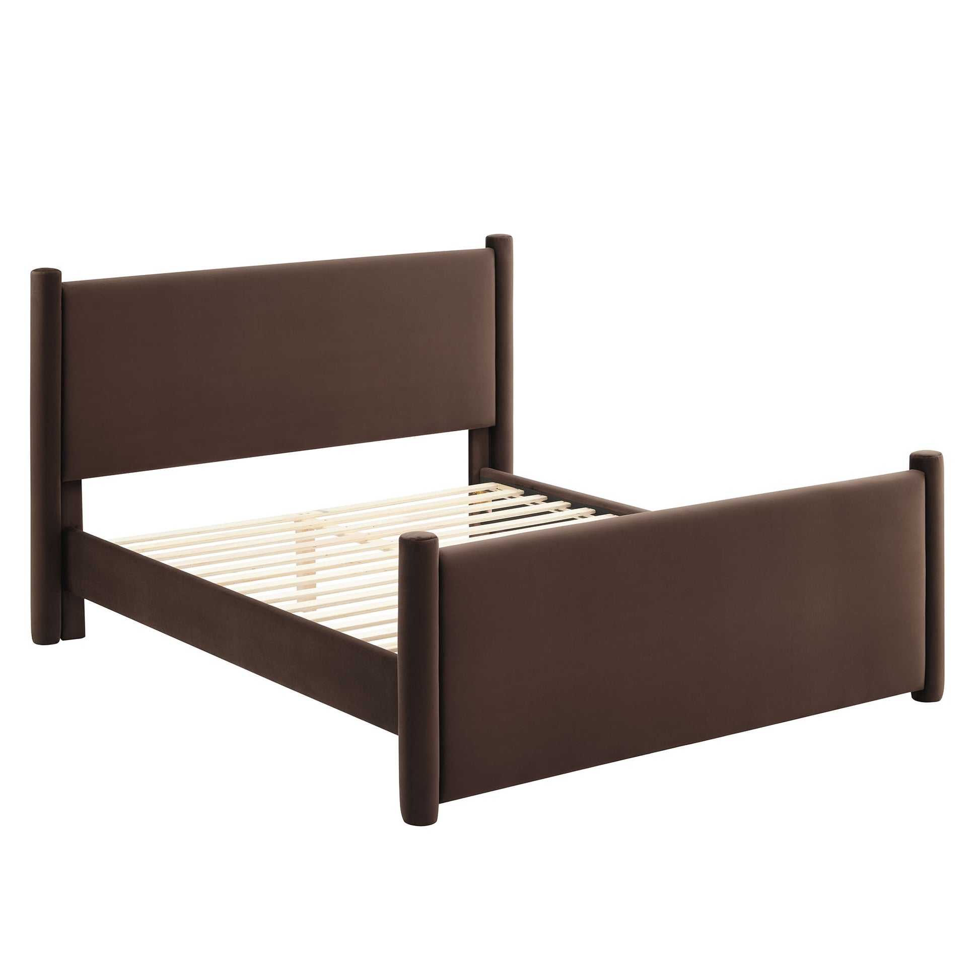 Rael Performance Velvet Queen Platform Bed by Modway - Best Buy Furniture