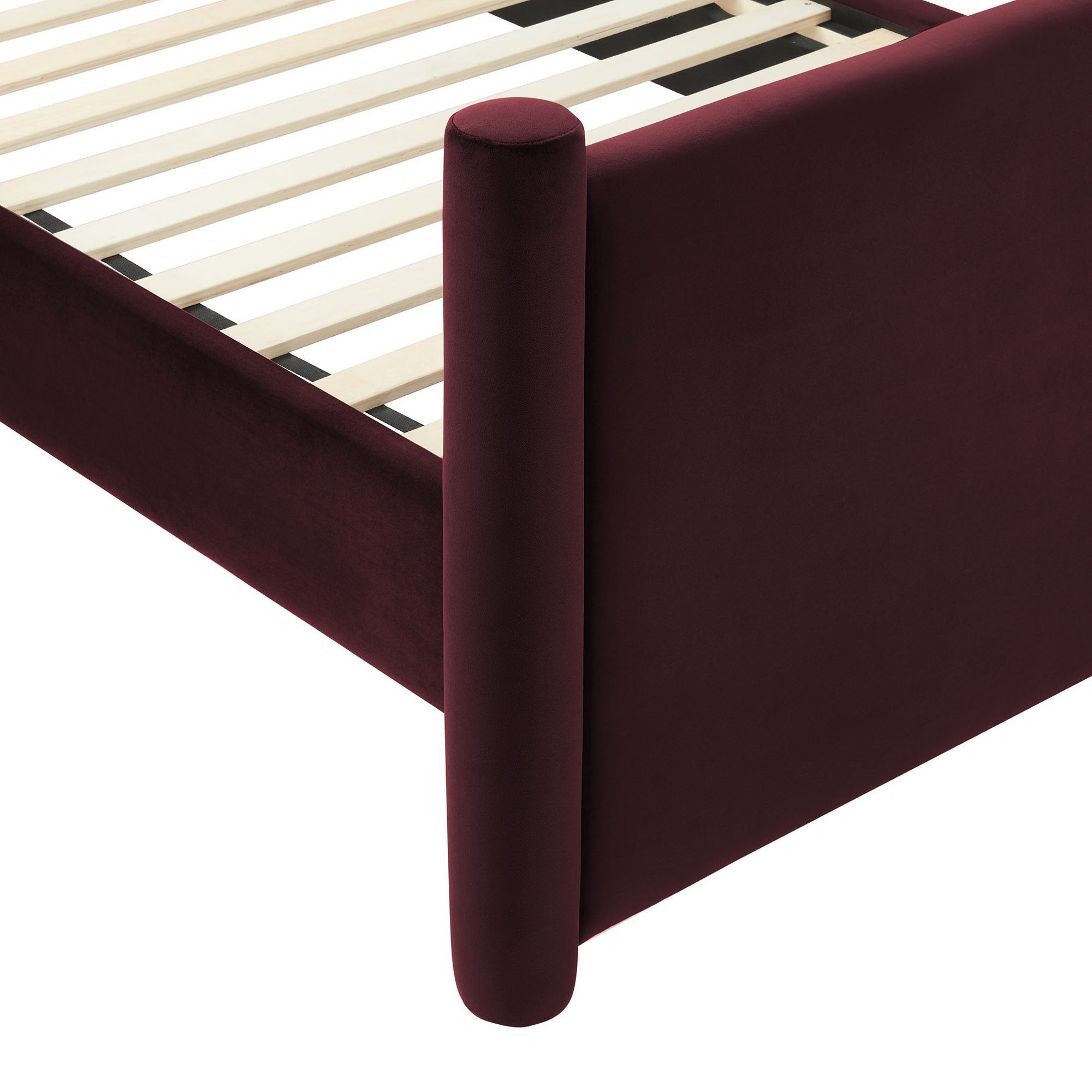 Rael Performance Velvet Queen Platform Bed by Modway - Best Buy Furniture