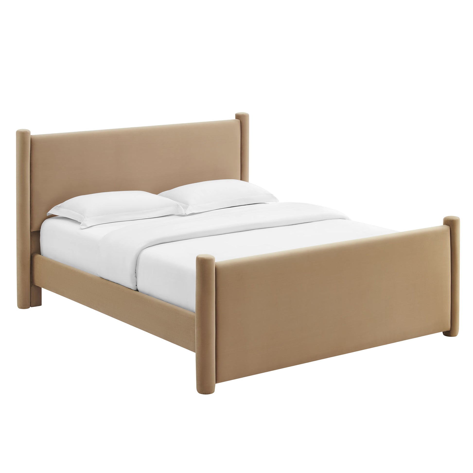 Rael Performance Velvet Queen Platform Bed by Modway - Best Buy Furniture