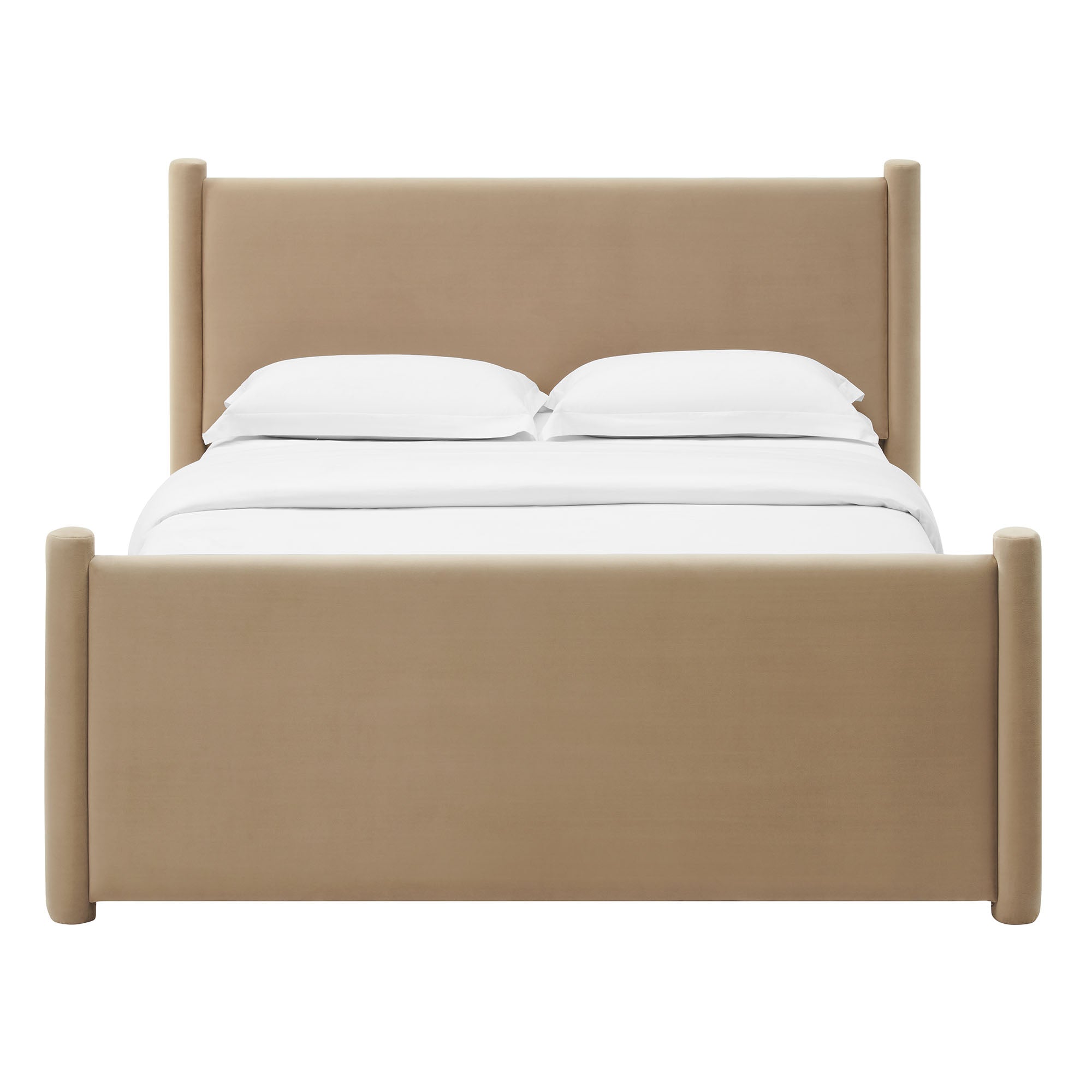 Rael Performance Velvet Queen Platform Bed by Modway - Best Buy Furniture