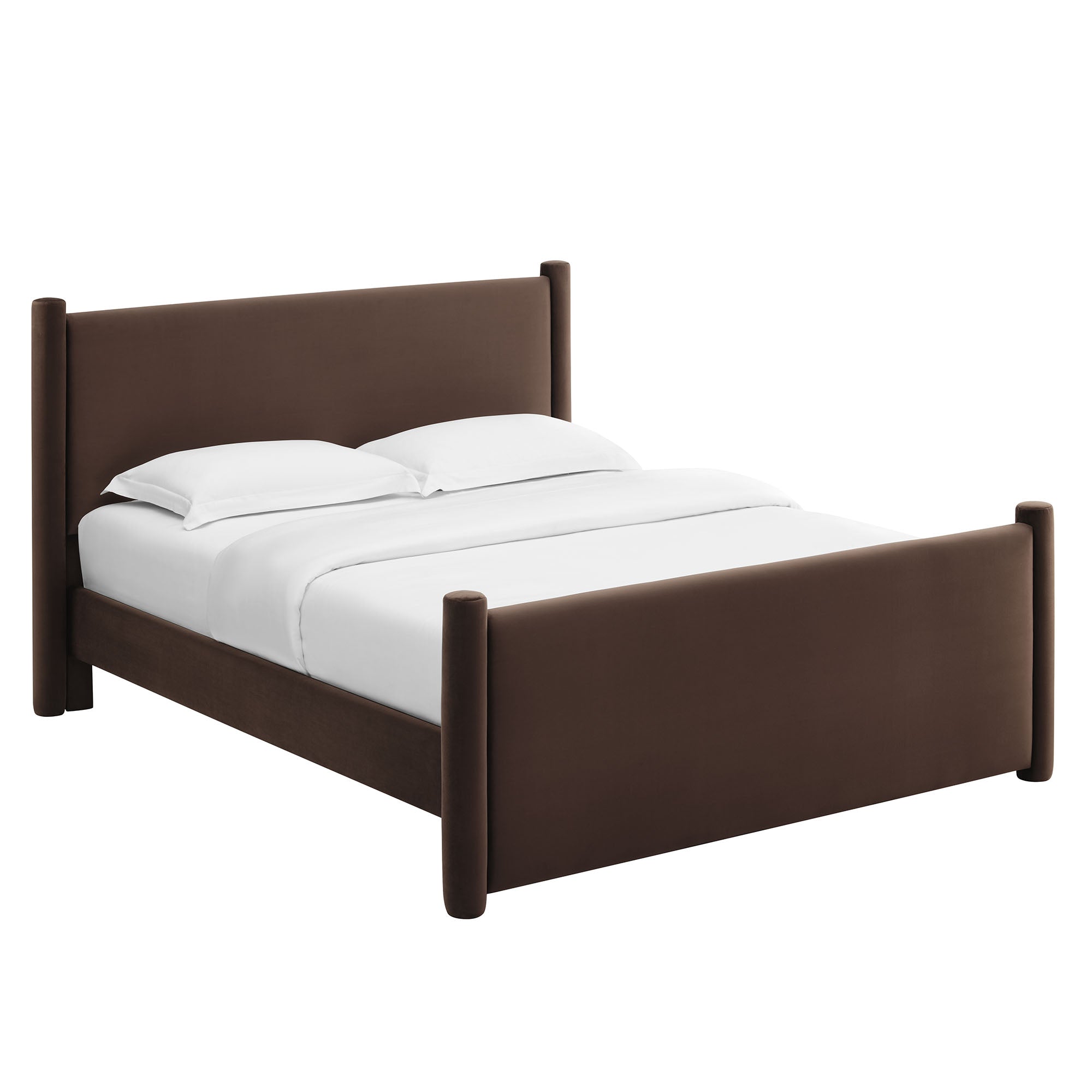 Rael Performance Velvet King Platform Bed by Modway
