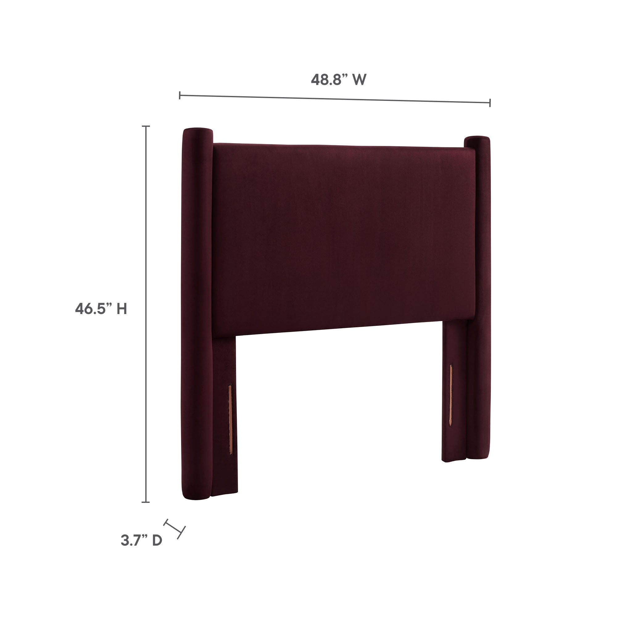 Rael Performance Velvet Twin Headboard by Modway - Best Buy Furniture
