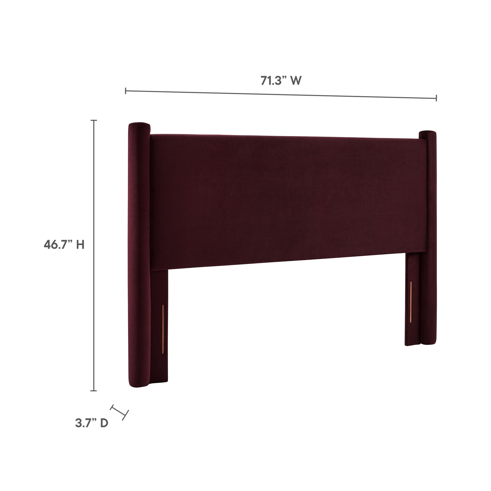 Rael Performance Velvet Queen Headboard by Modway - Best Buy Furniture