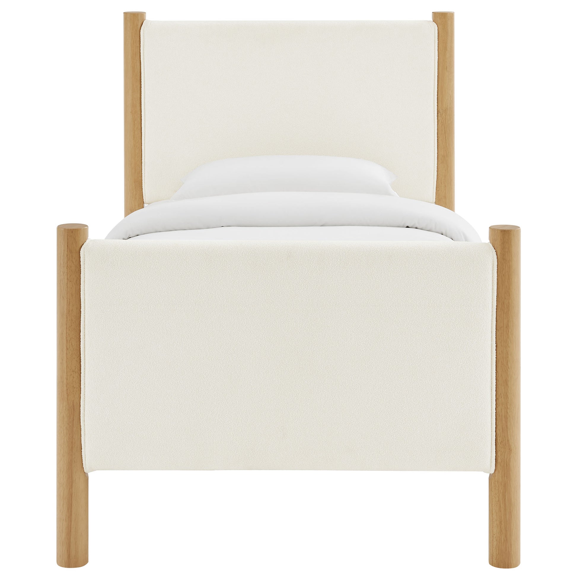 Maven Twin Size Boucle Upholstered Platform Bed by Modway - Best Buy Furniture