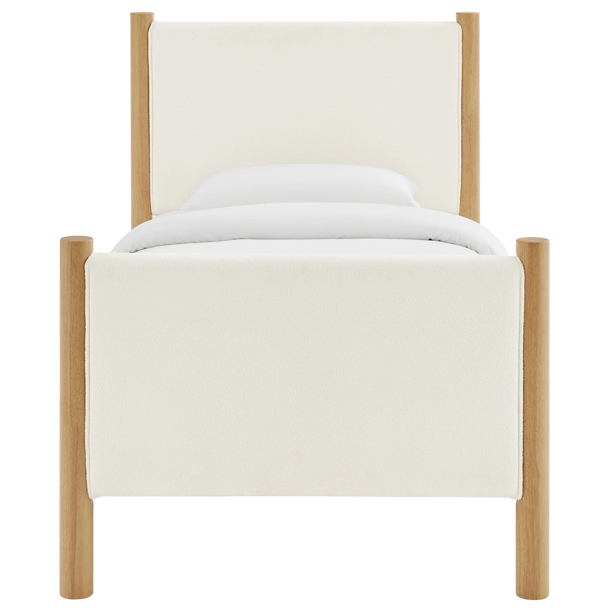 Maven Twin Size Boucle Upholstered Platform Bed by Modway - Best Buy Furniture