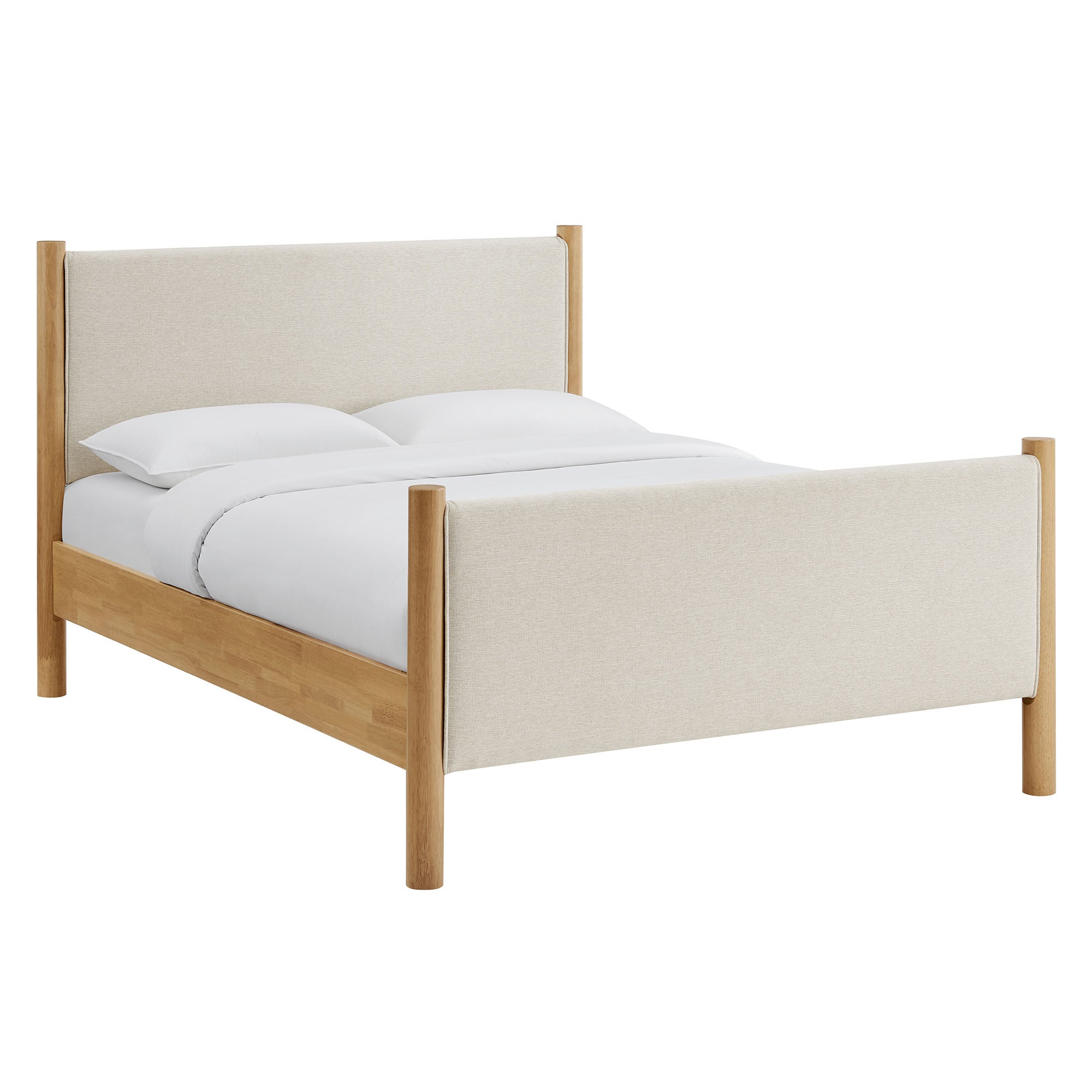 Maven Queen Size Fabric Upholstered Platform Bed by Modway