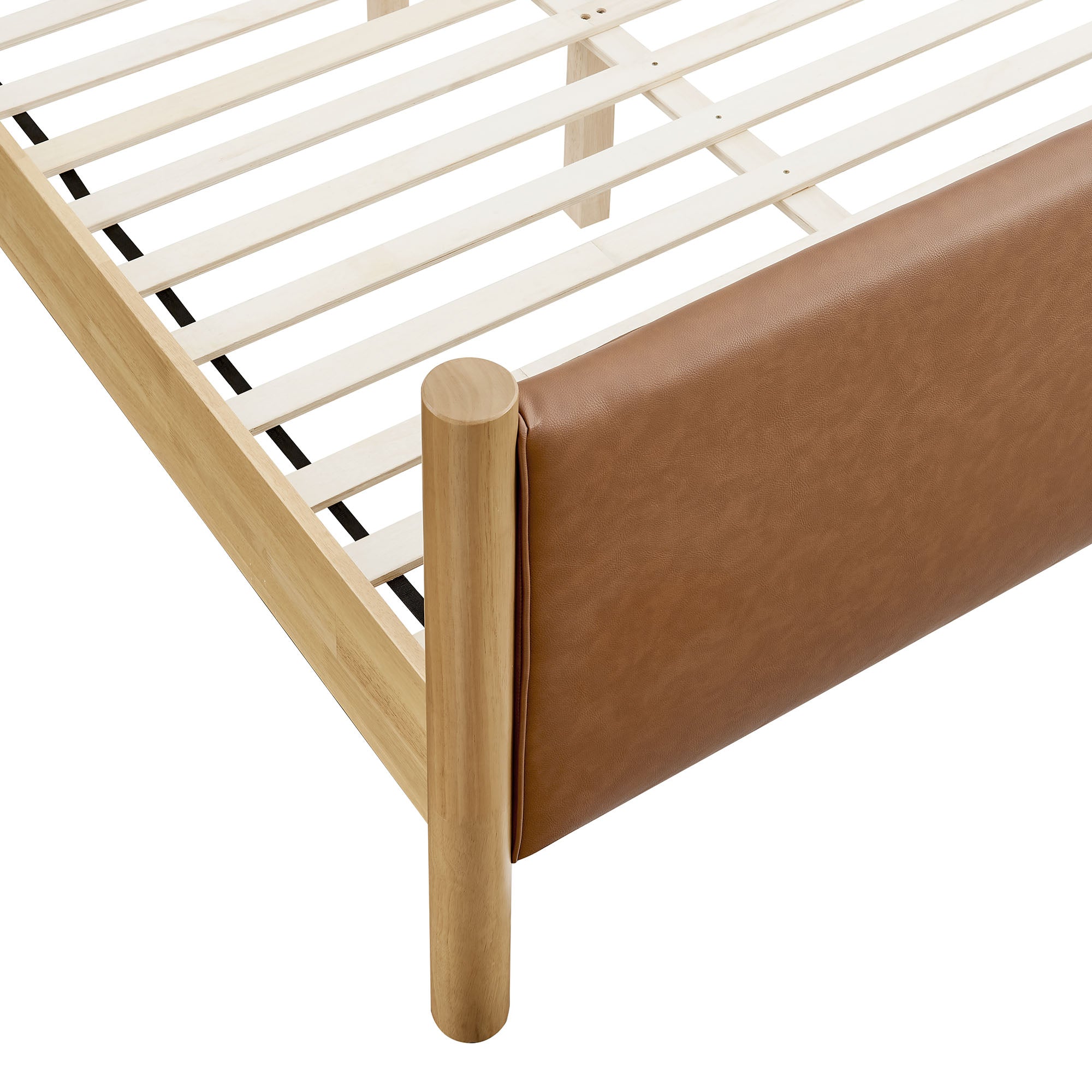 Maven King Size Vegan Leather Upholstered Platform Bed by Modway - Best Buy Furniture