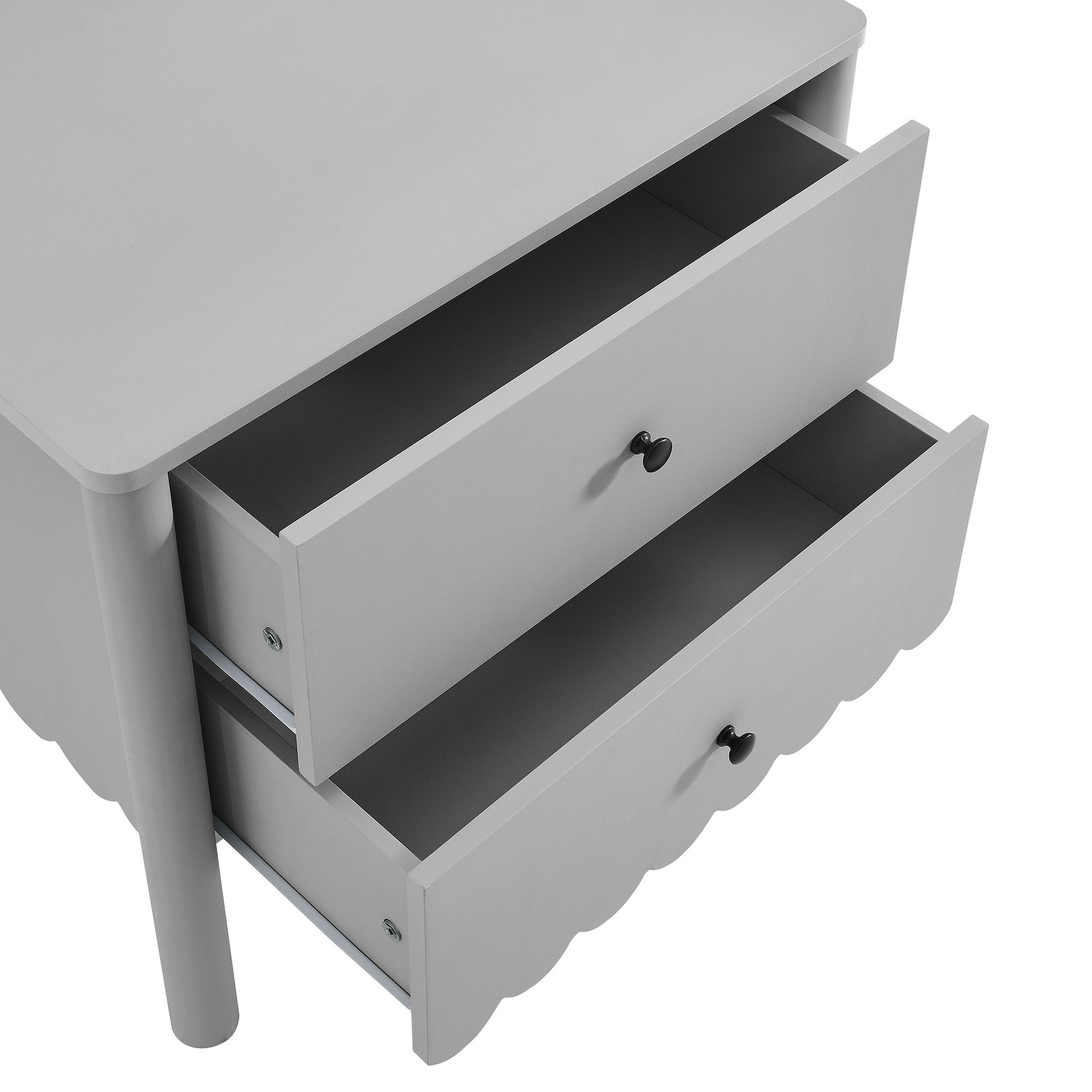 Emmeline Scalloped 2-Drawer Nightstand by Modway - Best Buy Furniture