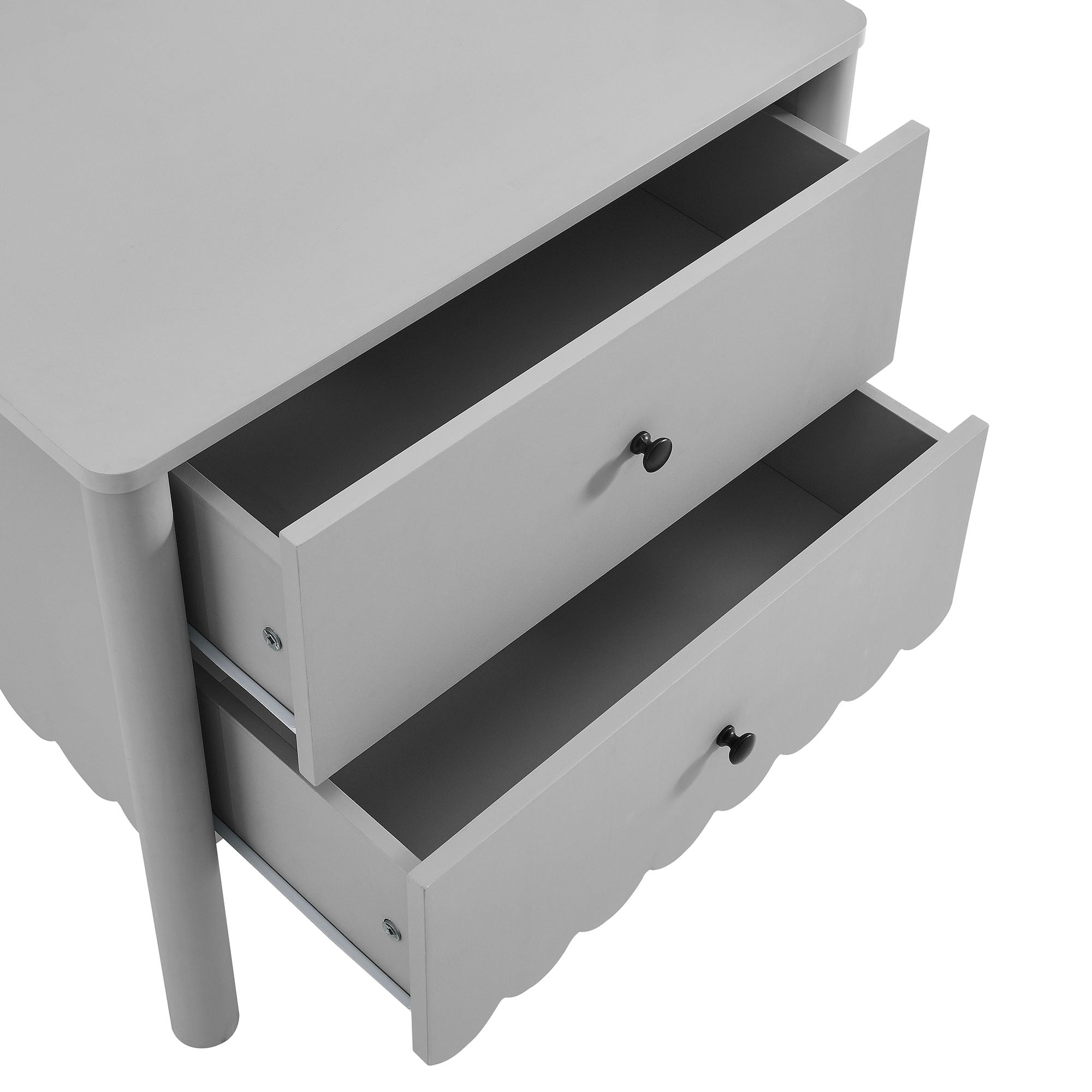 Emmeline Scalloped 2-Drawer Nightstand by Modway - Best Buy Furniture