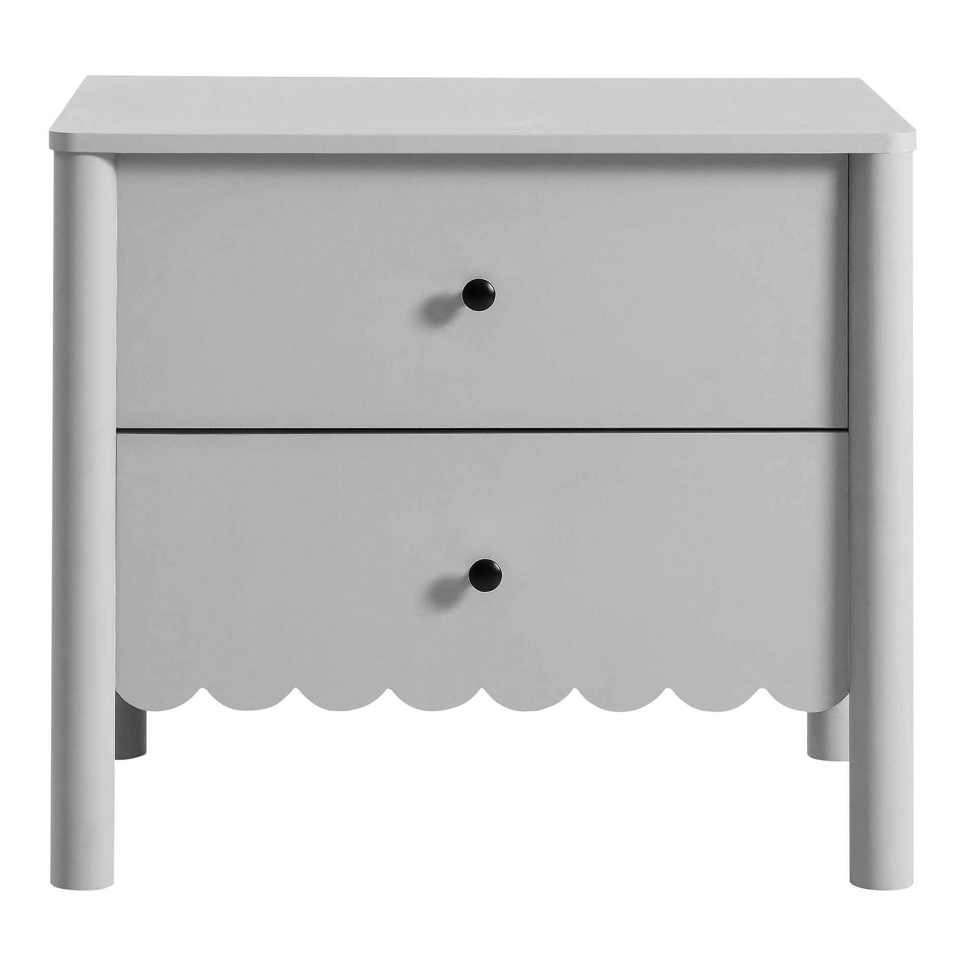 Emmeline Scalloped 2-Drawer Nightstand by Modway - Best Buy Furniture