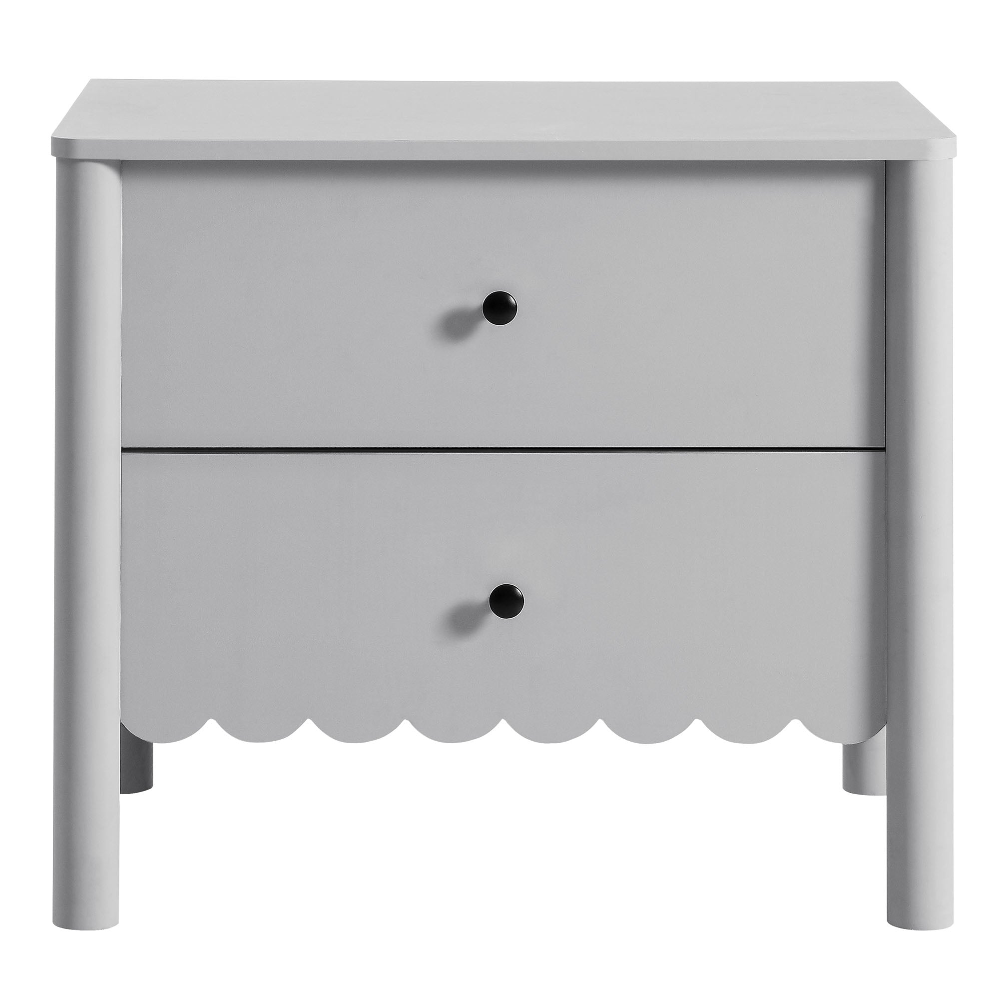 Emmeline Scalloped 2-Drawer Nightstand by Modway - Best Buy Furniture
