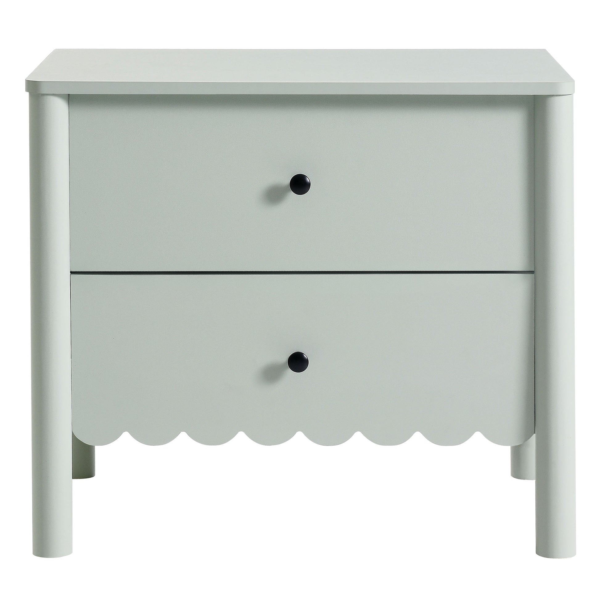 Emmeline Scalloped 2-Drawer Nightstand by Modway - Best Buy Furniture