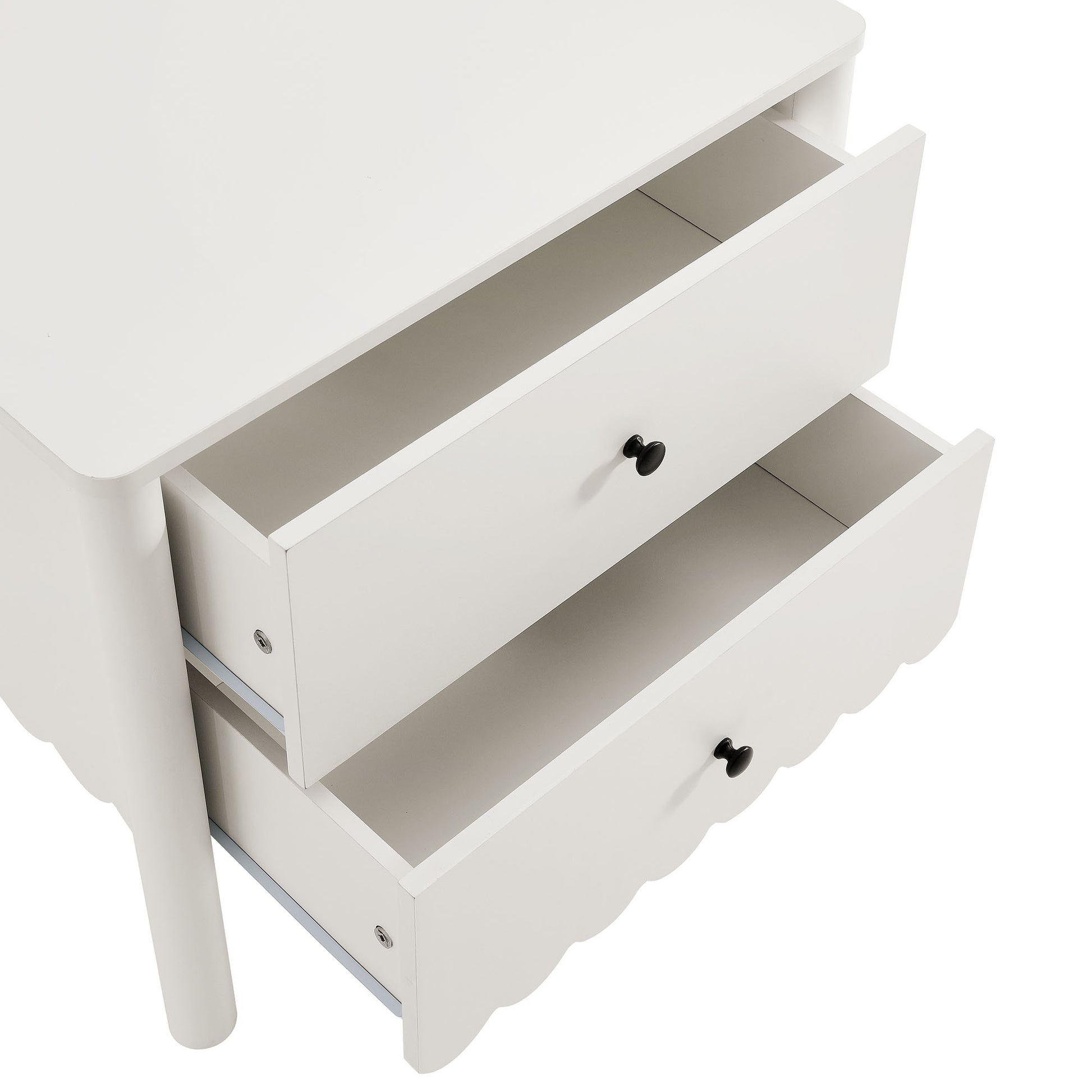 Emmeline Scalloped 2-Drawer Nightstand by Modway - Best Buy Furniture