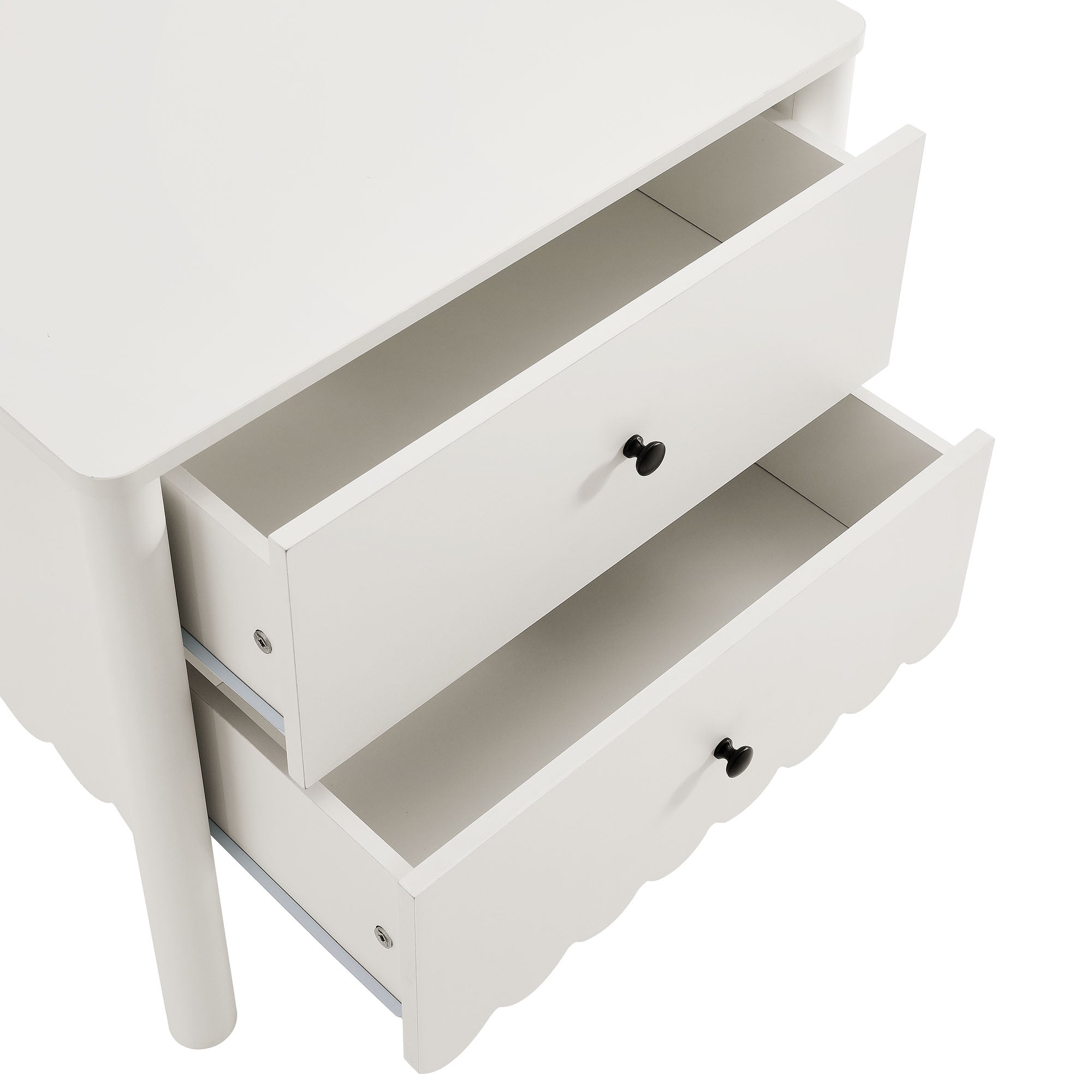Emmeline Scalloped 2-Drawer Nightstand by Modway - Best Buy Furniture
