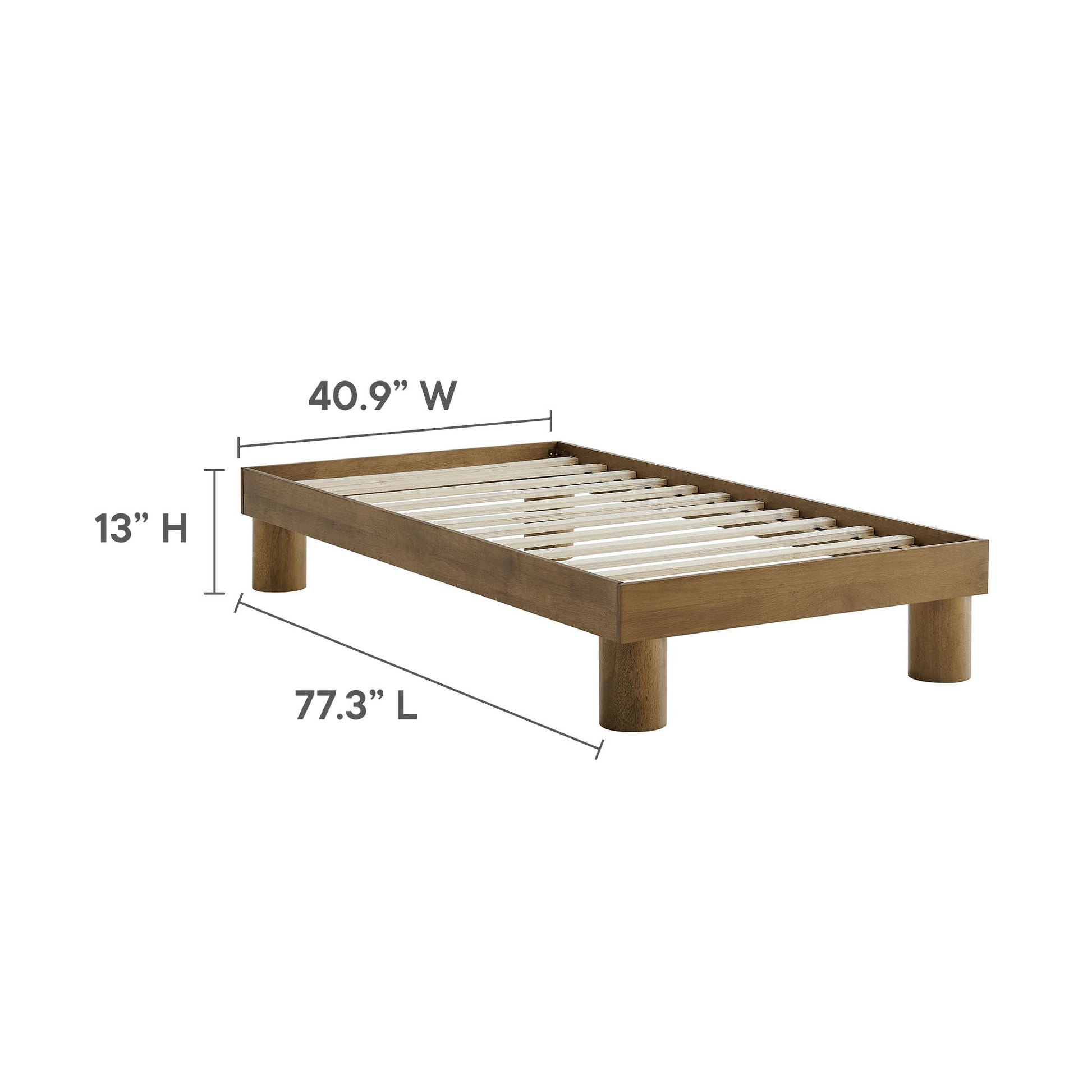 Runa Wood Twin Platform Bed by Modway - Best Buy Furniture