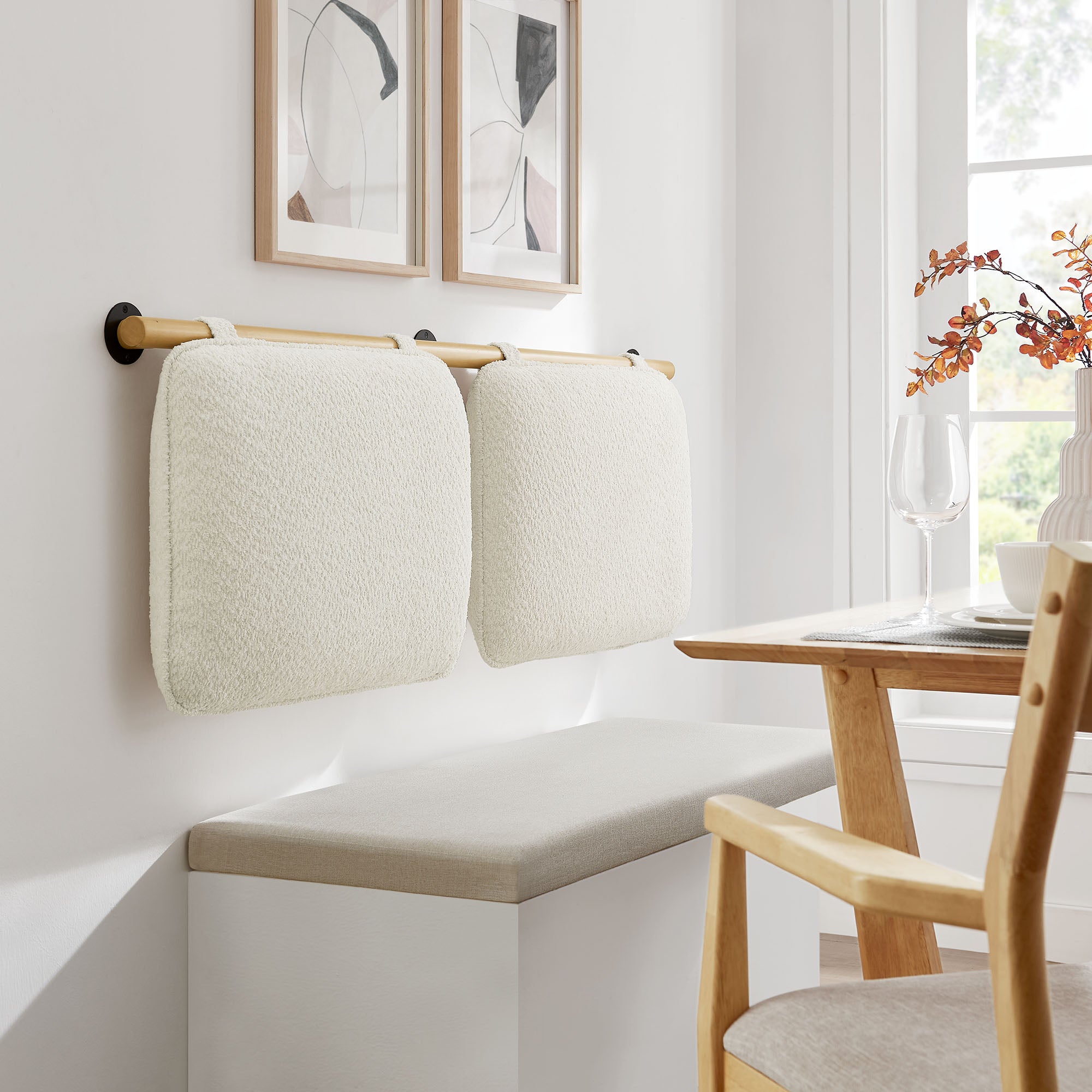 Anela Wall-Mounted Chenille Upholstered Full Headboard by Modway - Best Buy Furniture