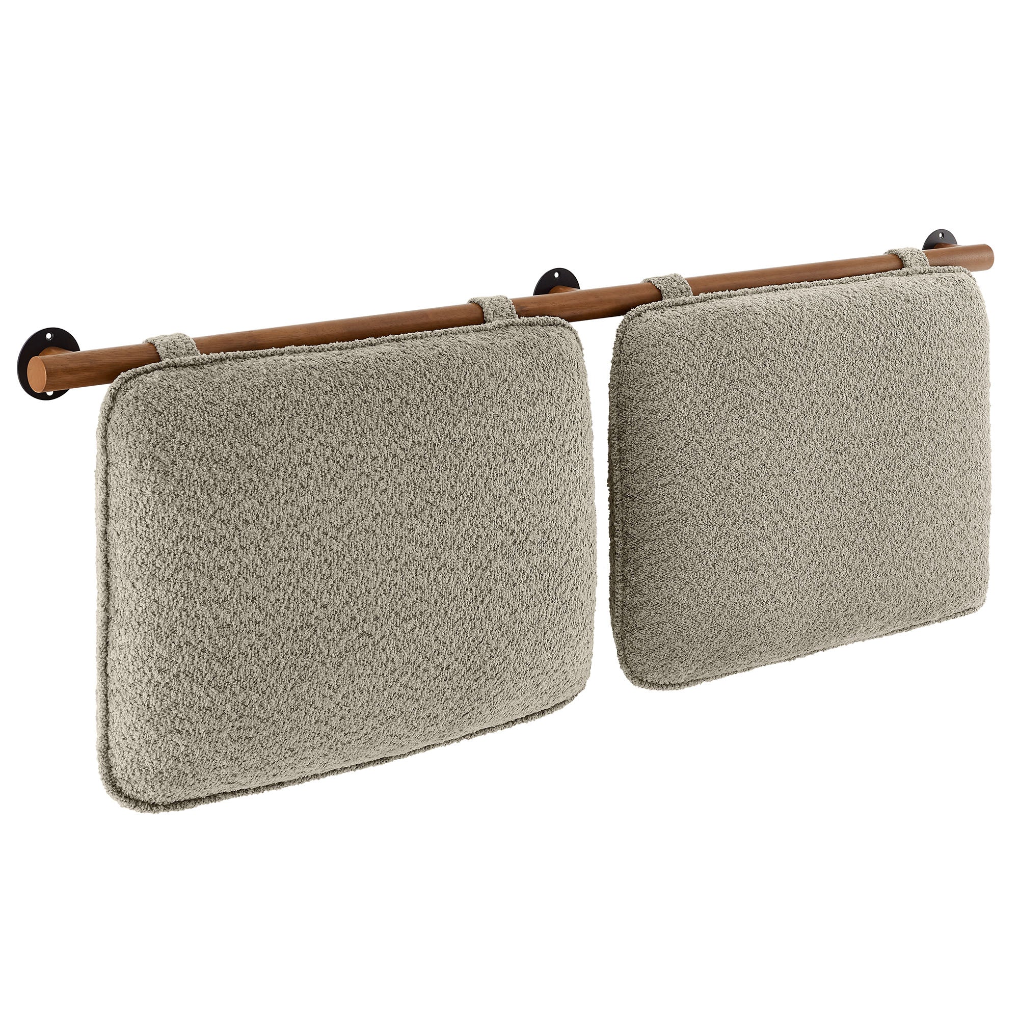 Anela Wall-Mounted Chenille Upholstered Queen Headboard by Modway - Best Buy Furniture