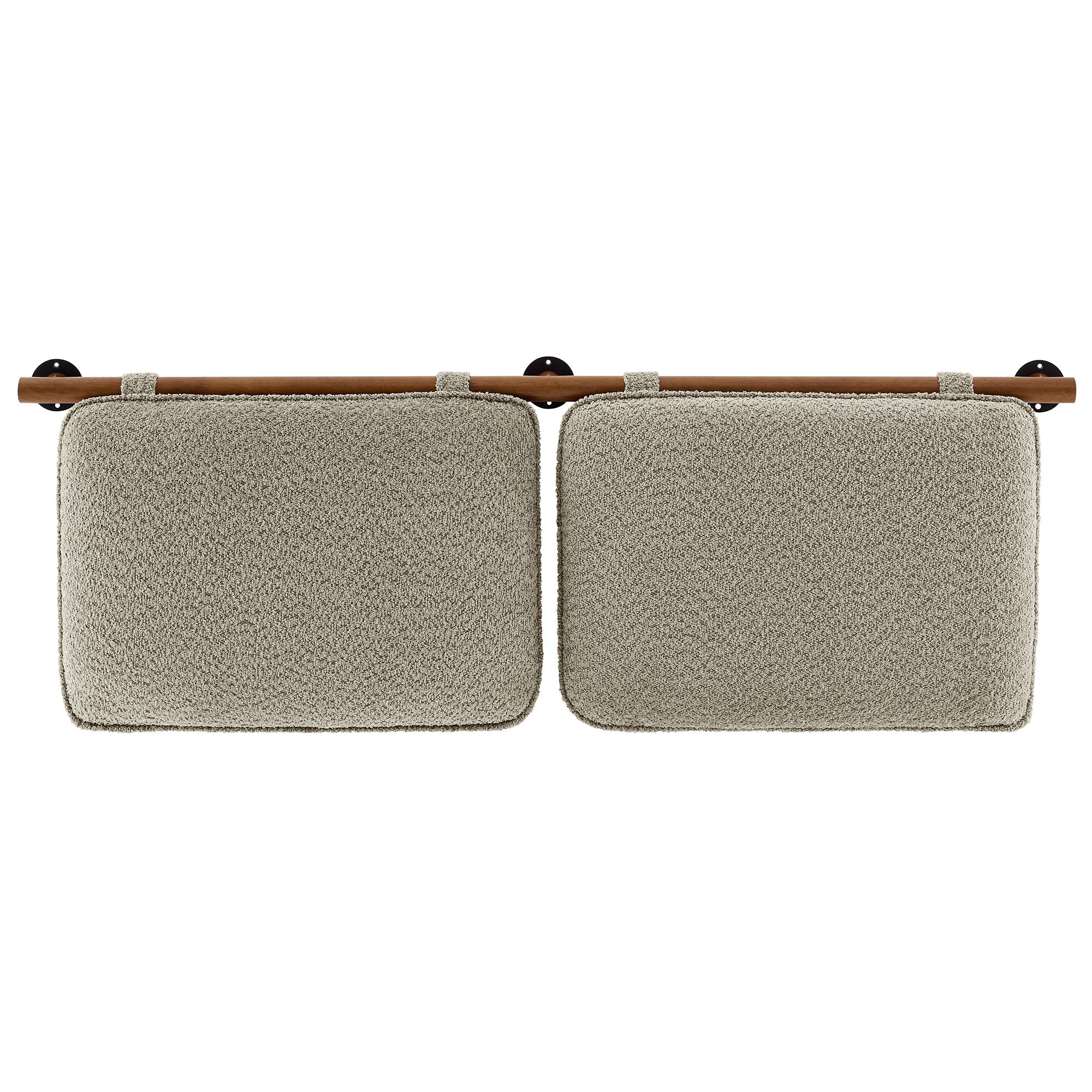 Anela Wall-Mounted Chenille Upholstered Queen Headboard by Modway - Best Buy Furniture