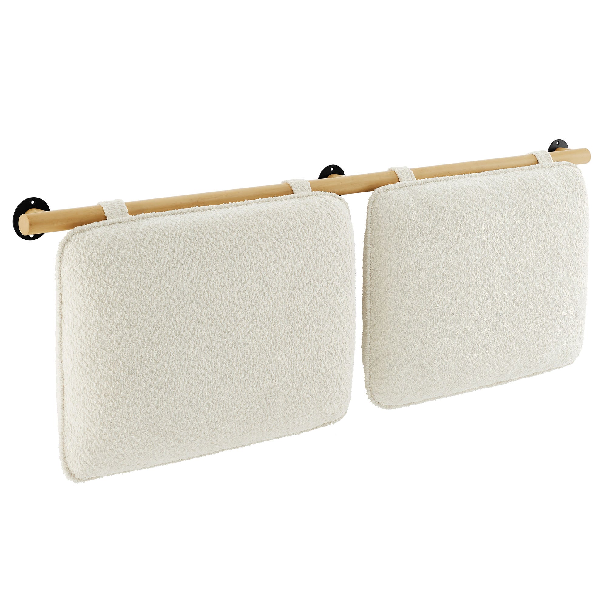 Anela Wall-Mounted Chenille Upholstered King Size Headboard by Modway
