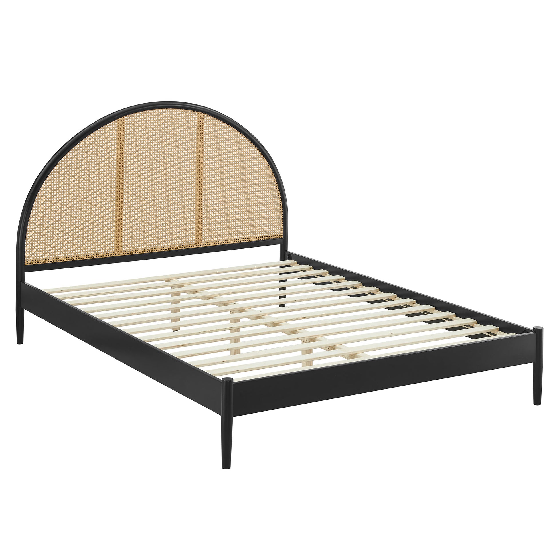 Odette Queen Arched Rattan Cane Platform Bed by Modway - Best Buy Furniture
