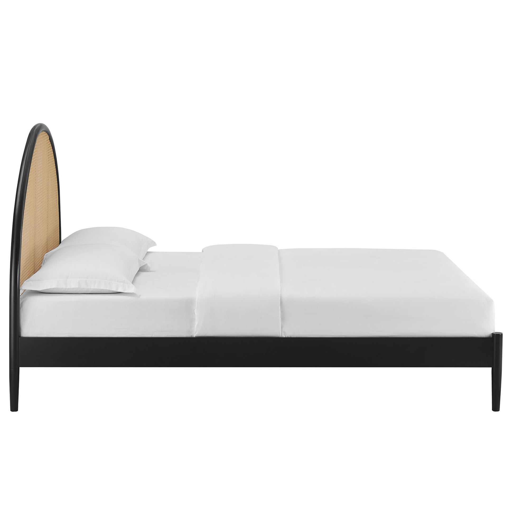 Odette Queen Arched Rattan Cane Platform Bed by Modway - Best Buy Furniture