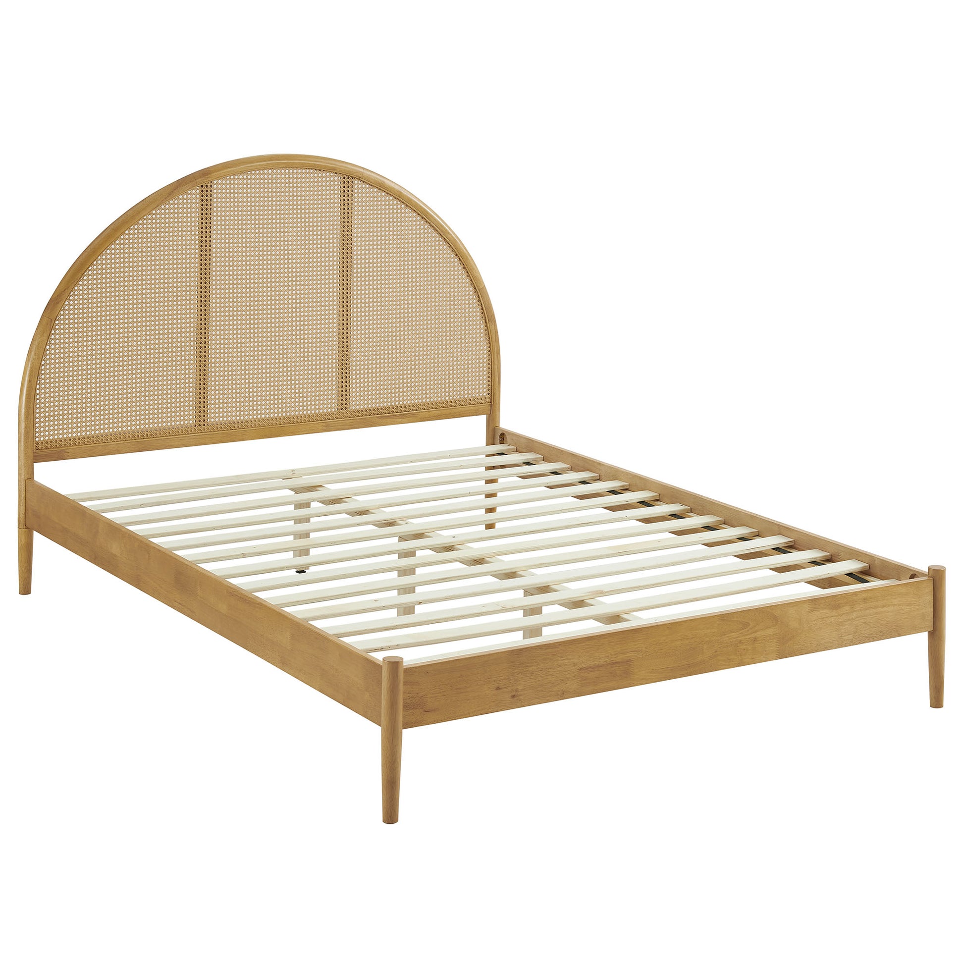 Odette Queen Arched Rattan Cane Platform Bed by Modway - Best Buy Furniture