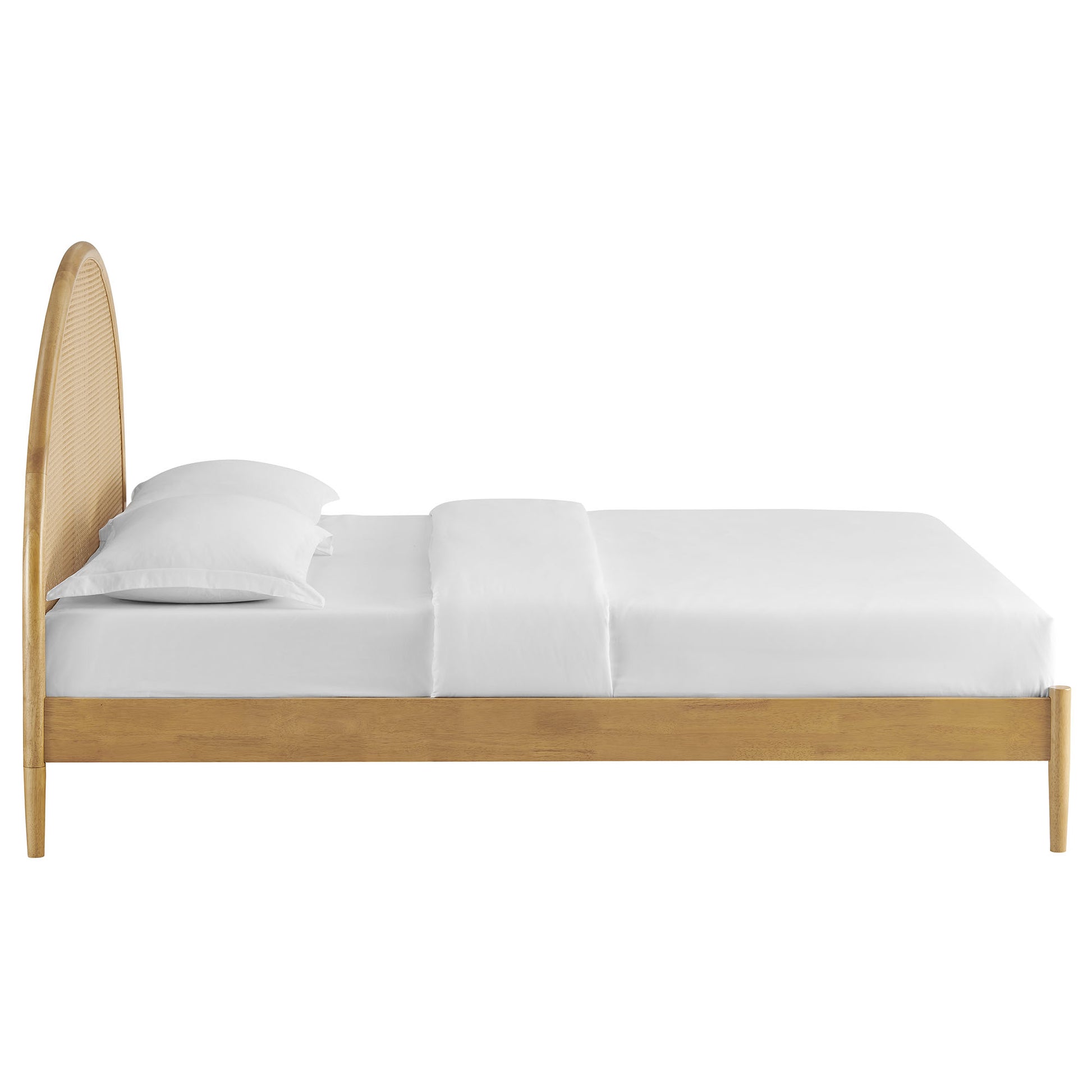 Odette Queen Arched Rattan Cane Platform Bed by Modway - Best Buy Furniture