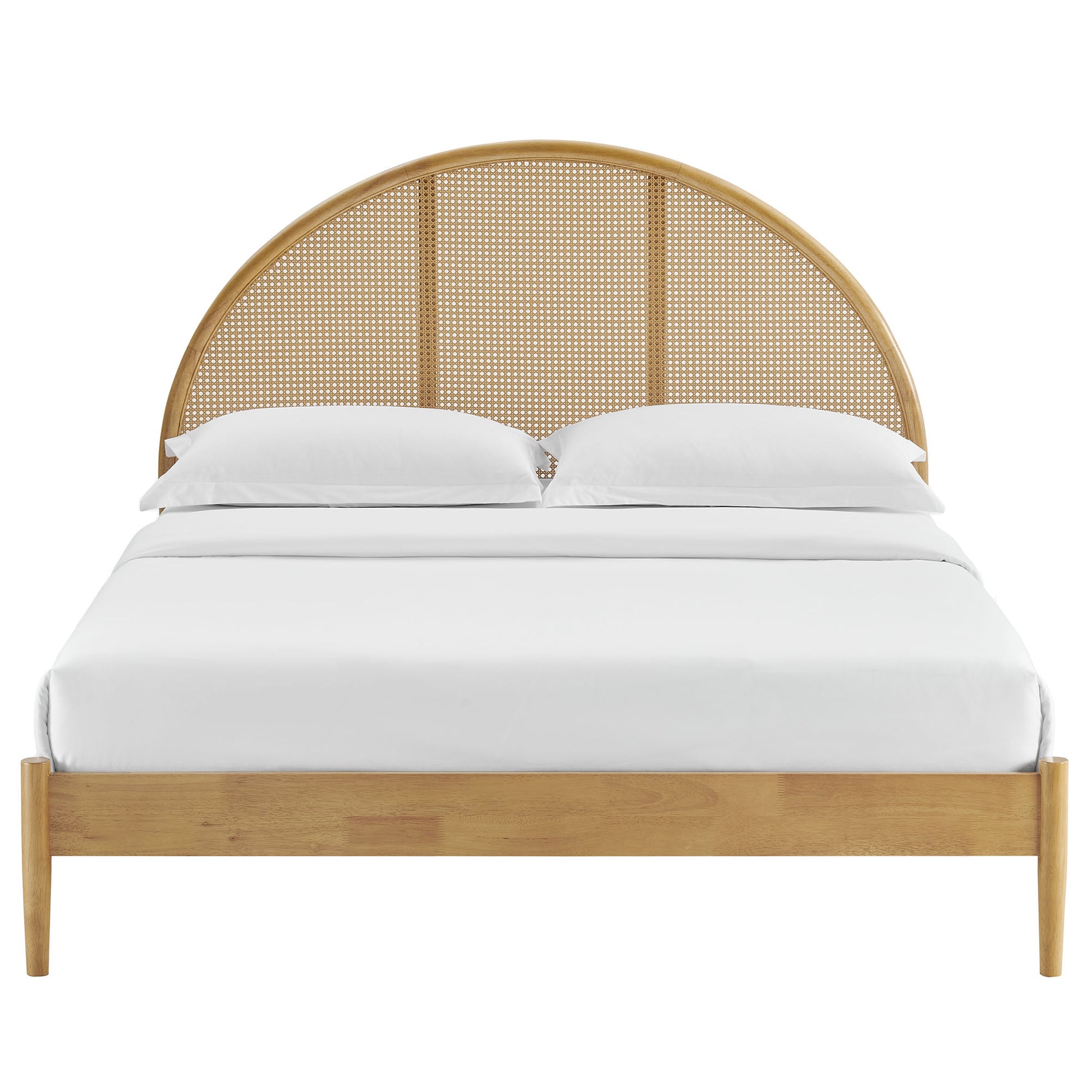 Odette Queen Arched Rattan Cane Platform Bed by Modway - Best Buy Furniture