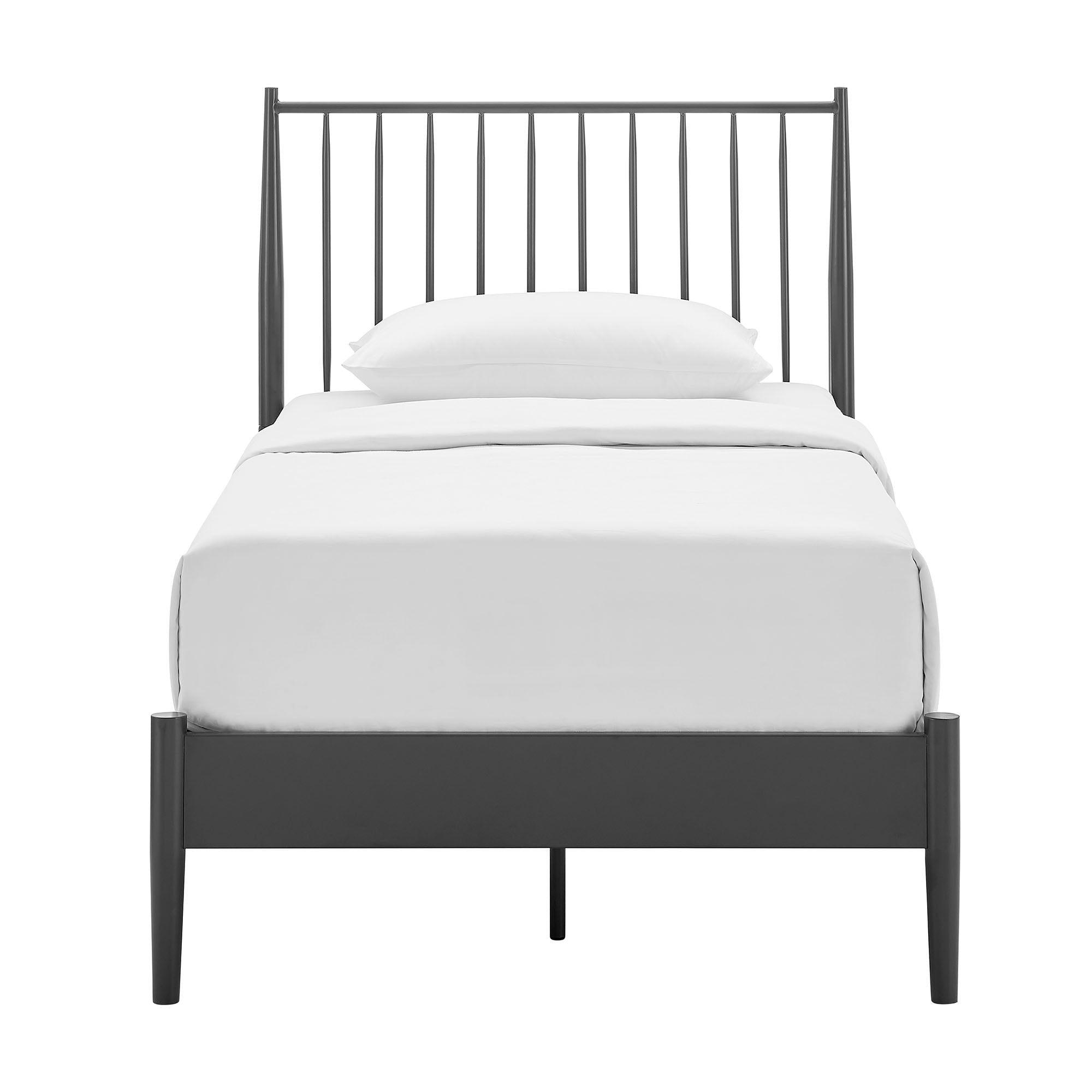 Adair Spindle Metal Twin Platform Bed by Modway - Best Buy Furniture