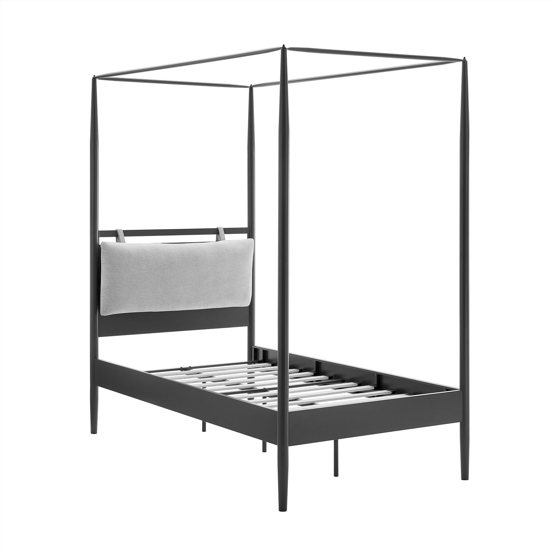 Marlowe 4-Poster Canopy Metal Twin Platform Bed by Modway - Best Buy Furniture