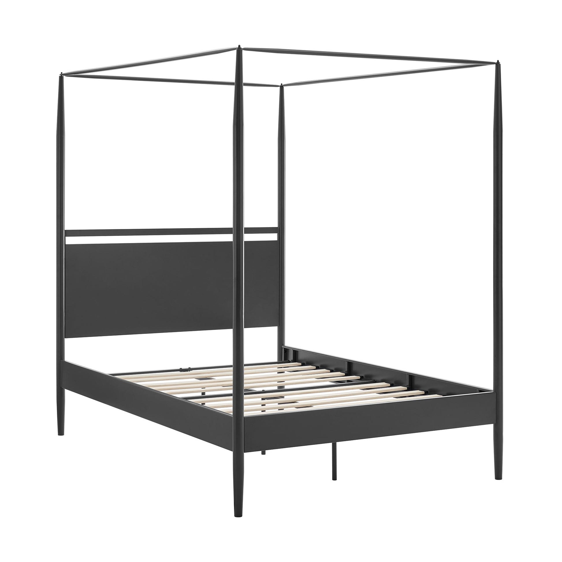 Marlowe 4-Poster Canopy Metal Full Platform Bed by Modway - Best Buy Furniture